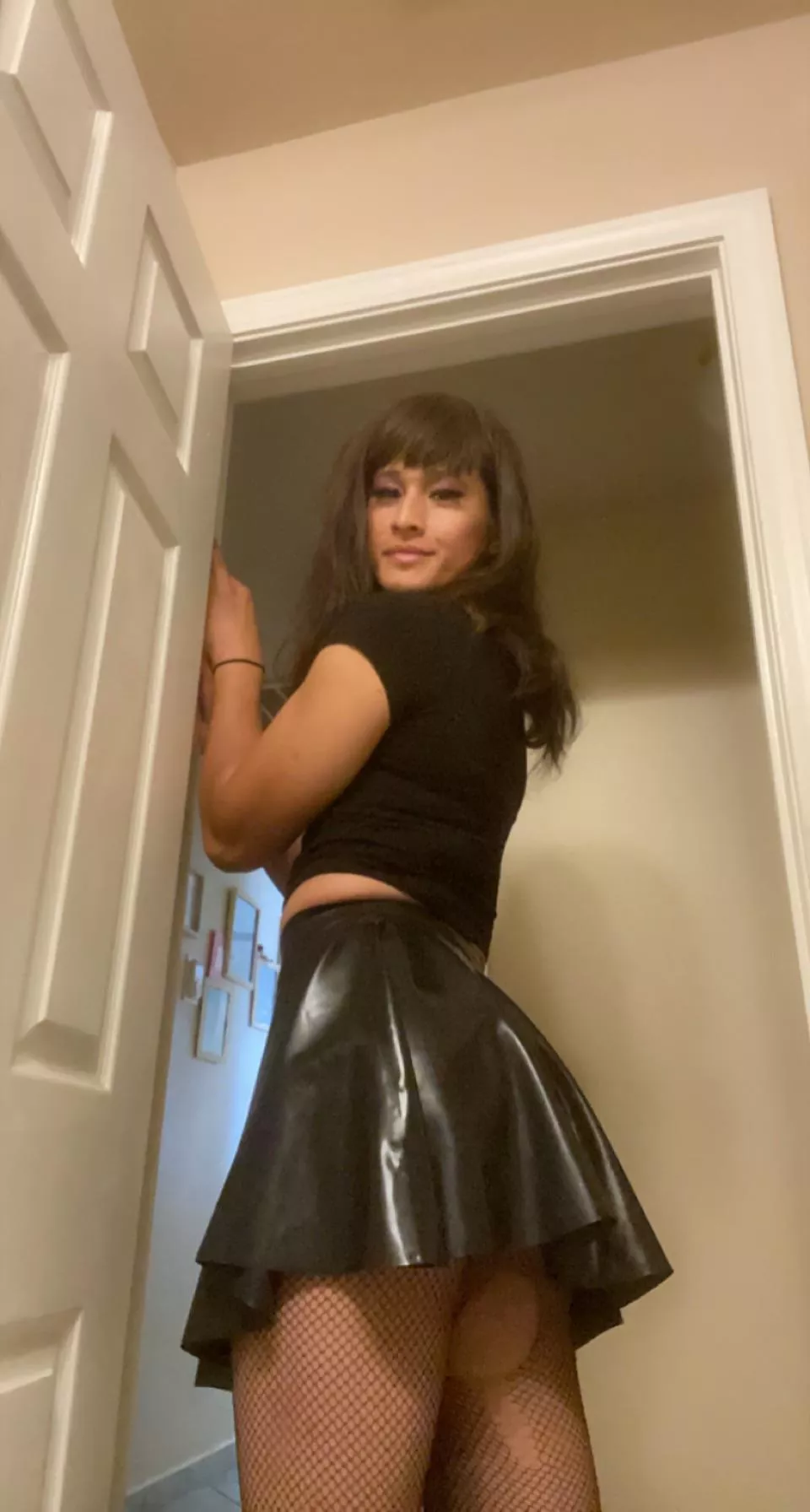 I love my latex skirt