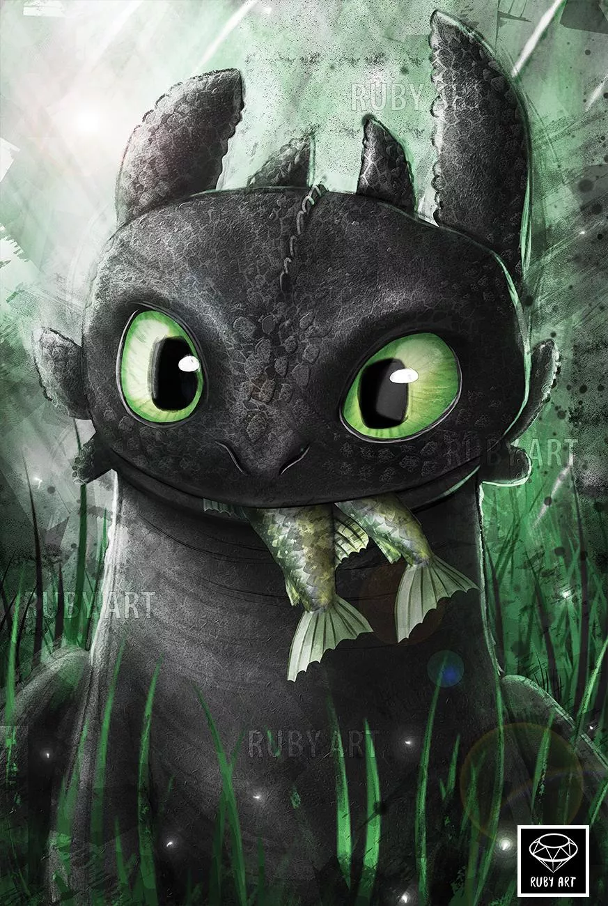 I love Toothless he is adorable 🥰