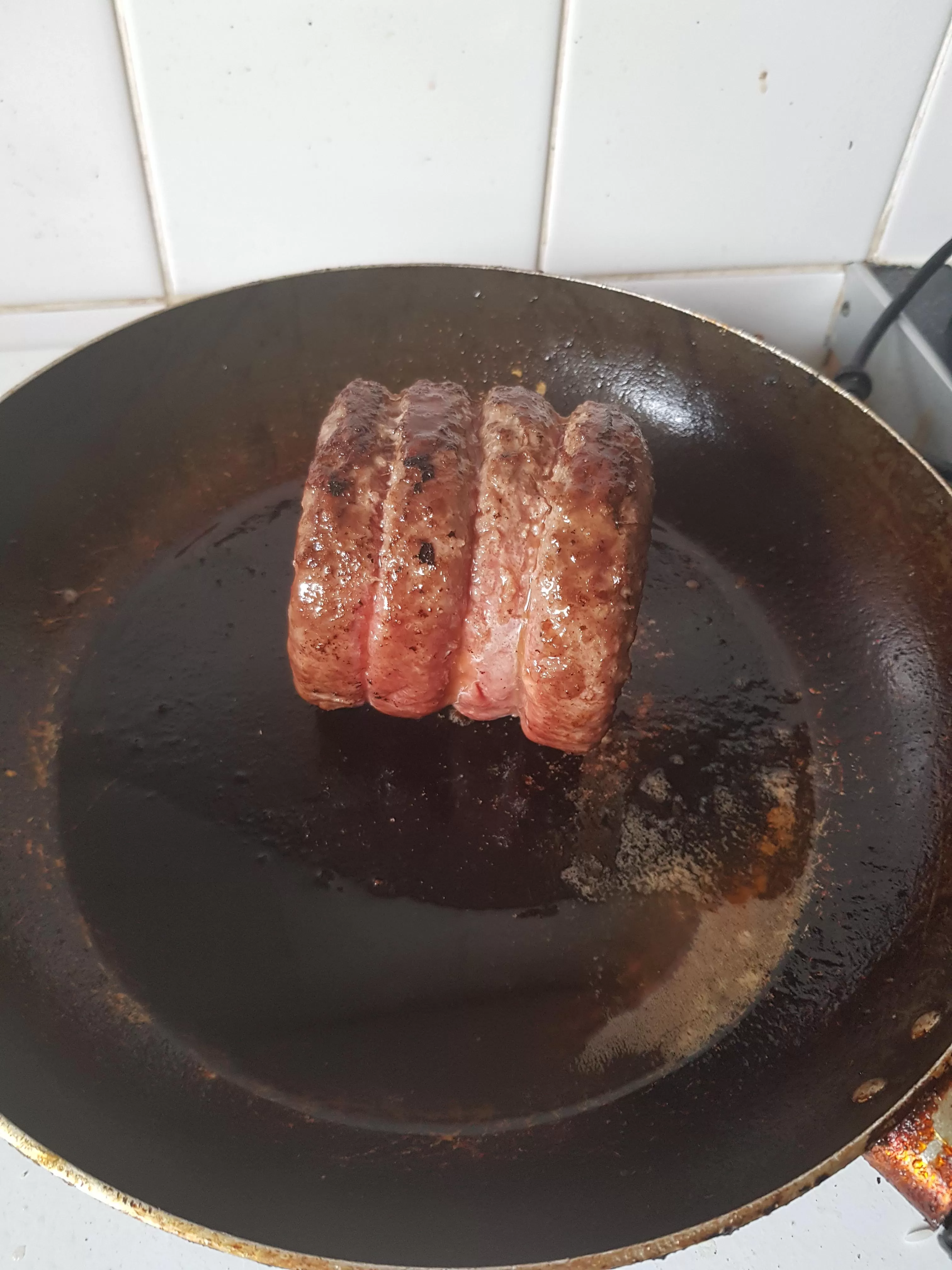 I made a burger brisket because they wouldn't separate even after me smackin the packaging on the counter like a mad woman. STILL taking ages to separate lol.