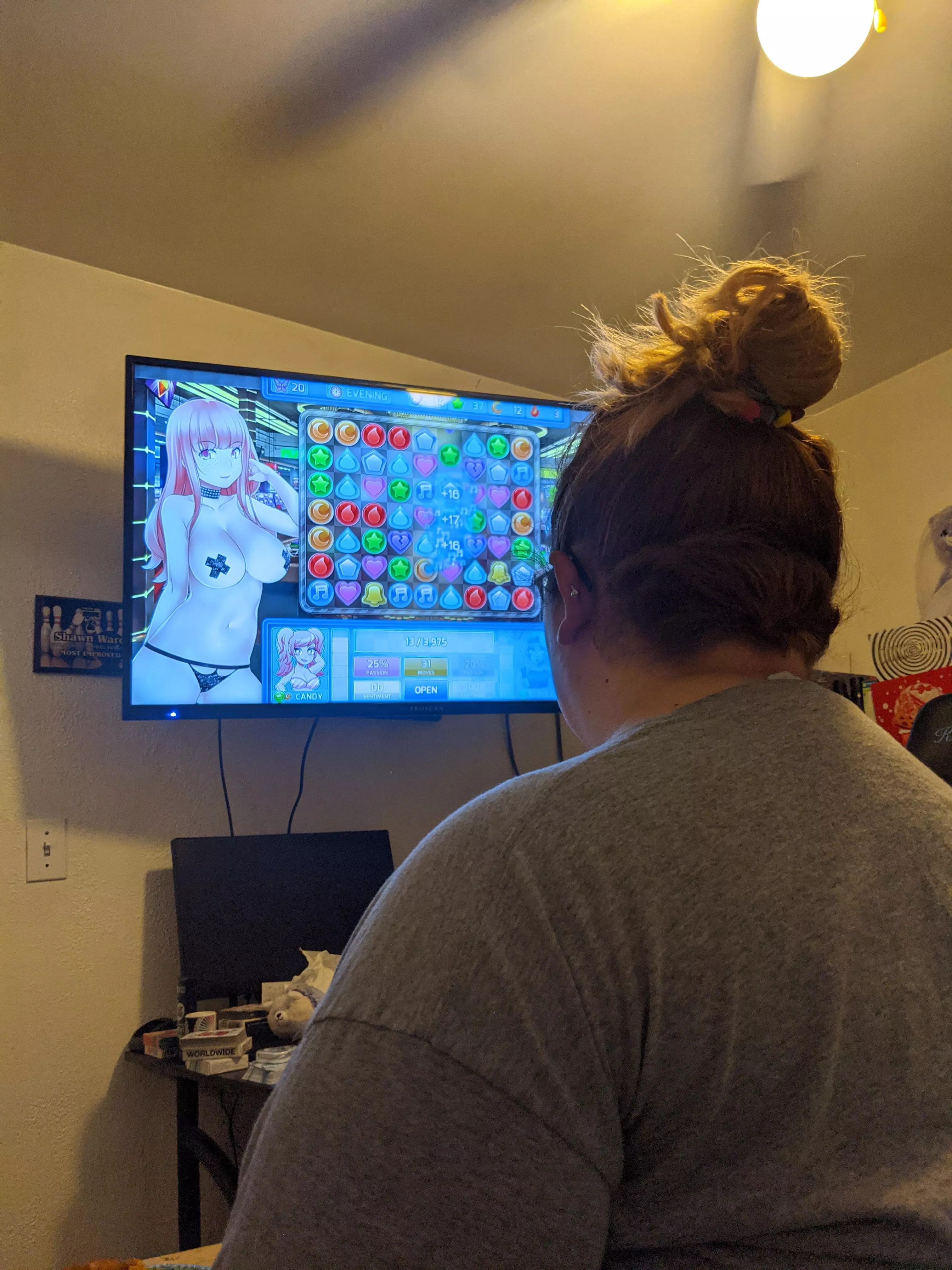 I may have gotten my wife into Huniepop.