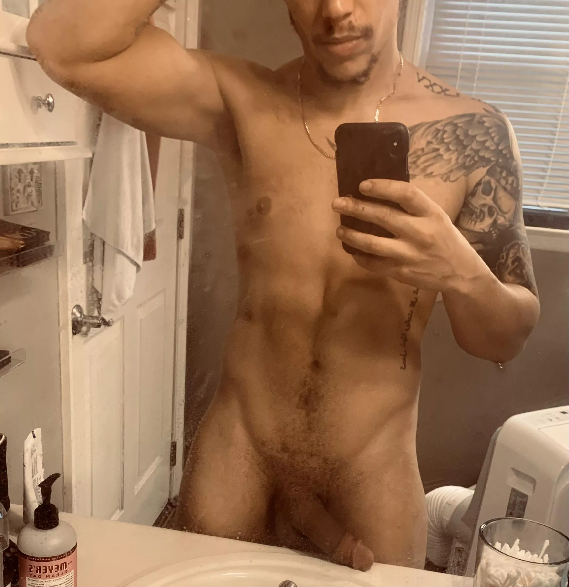 I need to clean this mirrorâ€¦ wanna help?