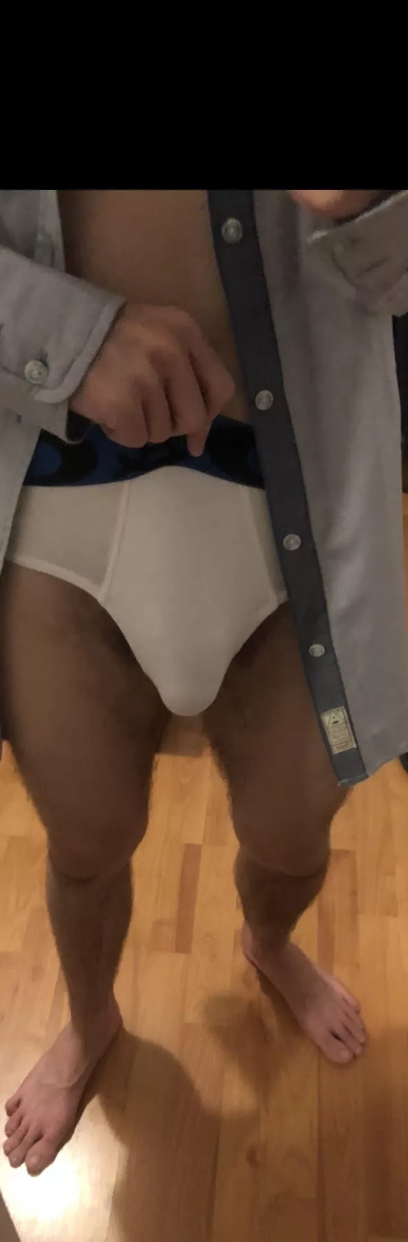 I really want my cock licked through my underwear