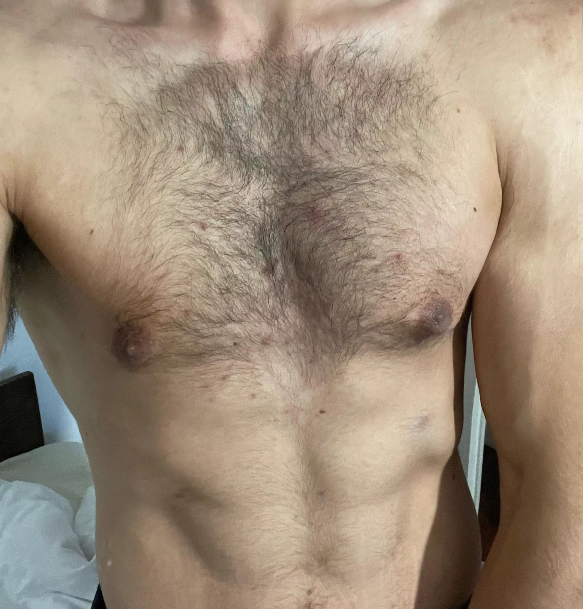 I stopped shaving. Learning not to be ashamed of my hairy chest