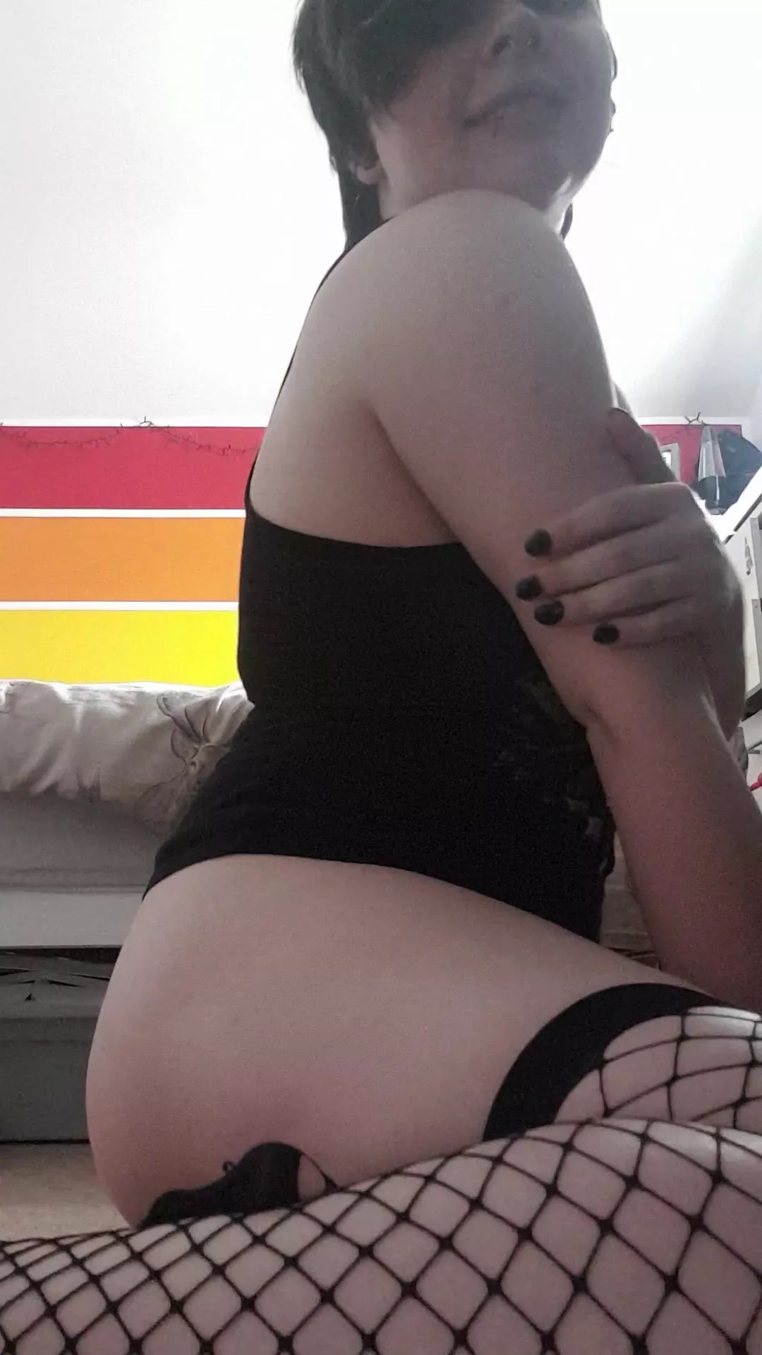 i think these might be my favourite stockings (he/they)