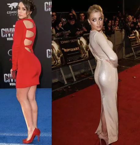 I want Chloe bennet or amber heard to make me eat my cum