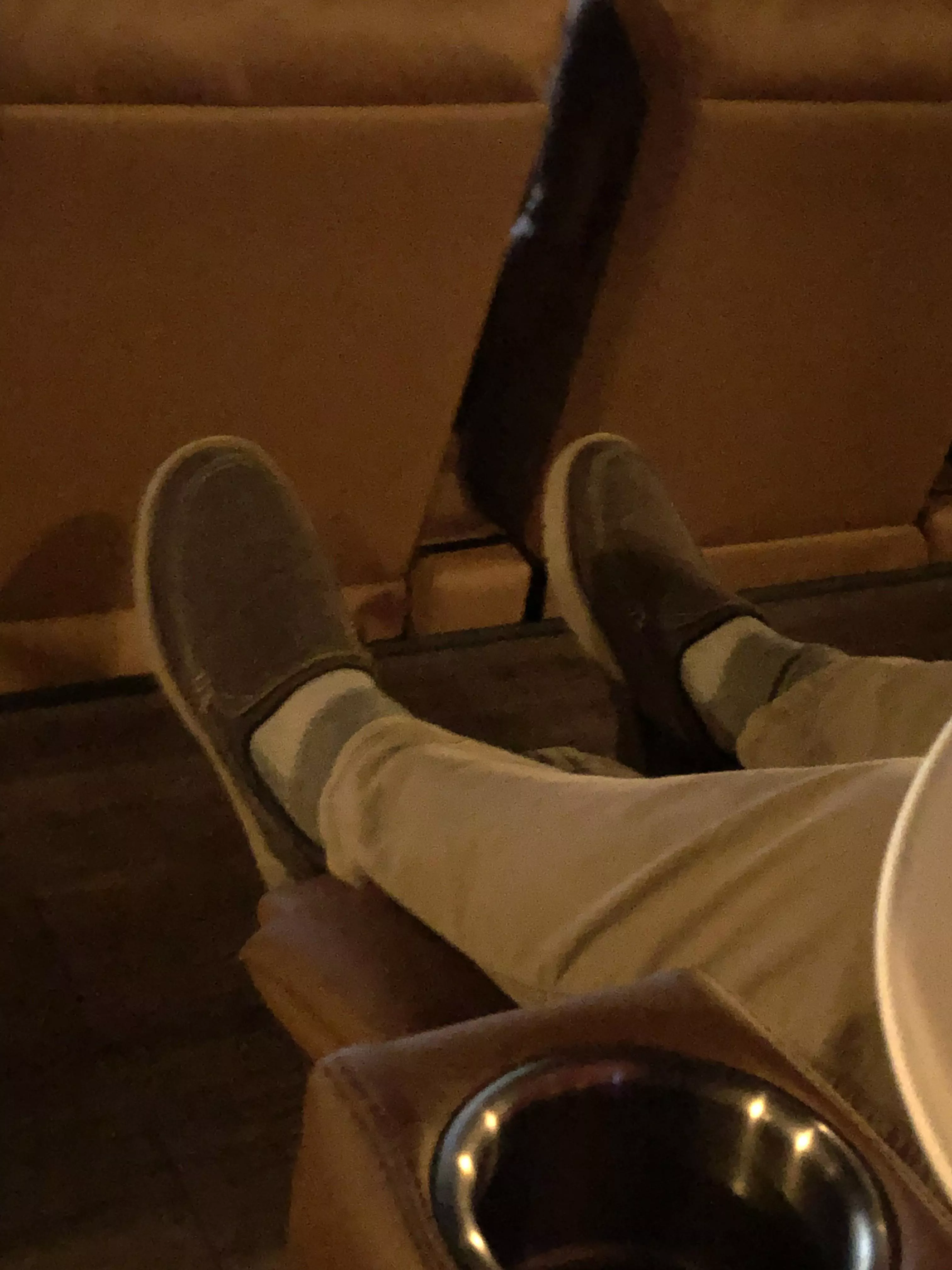 I went to the movies and couldnâ€™t stop staring at my friends big feet.