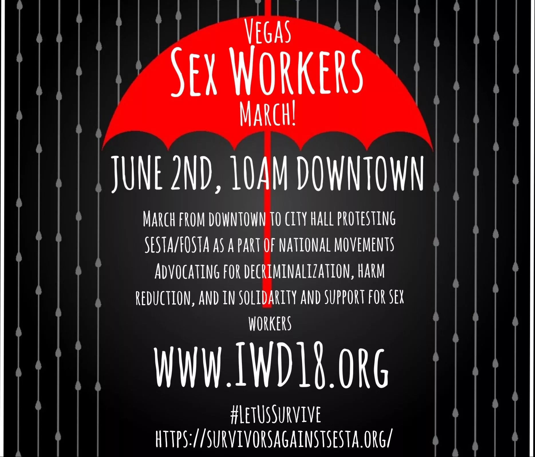 I will be at a march in Downtown Las Vegas June 2nd at 10am! Please join me if you can! 💕