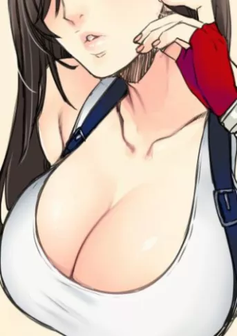 I wish I was Tifa and have people getting horny and obsessed towards my breasts