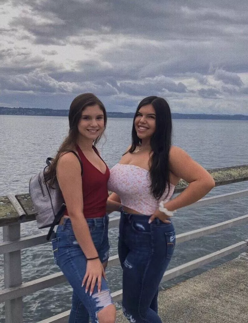 I wonder how the girl on the left is feeling