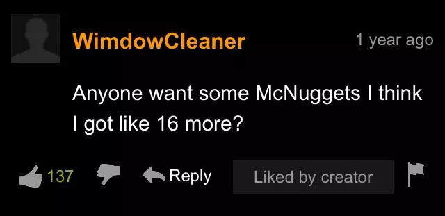 I would like some nuggies right about now