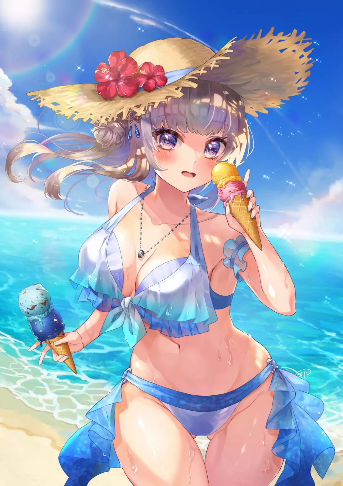 Ice Cream at the Beach [Original]