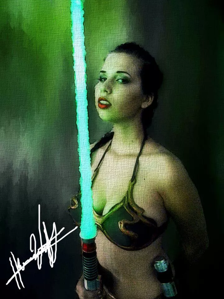 If Princess Leia had a lightsaber