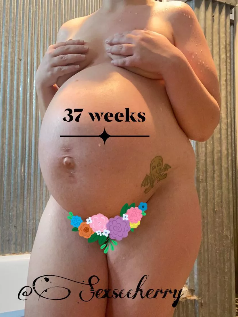 😘 If you like pregnancy and lactation you’re gonna love me 😘 🥵 37 weeks pregnant and awaiting labour 🥵 💋 4 days left to enter and possibly win 3 months free access to my google drive 💋 🍒 follow the link in my bio 🍒