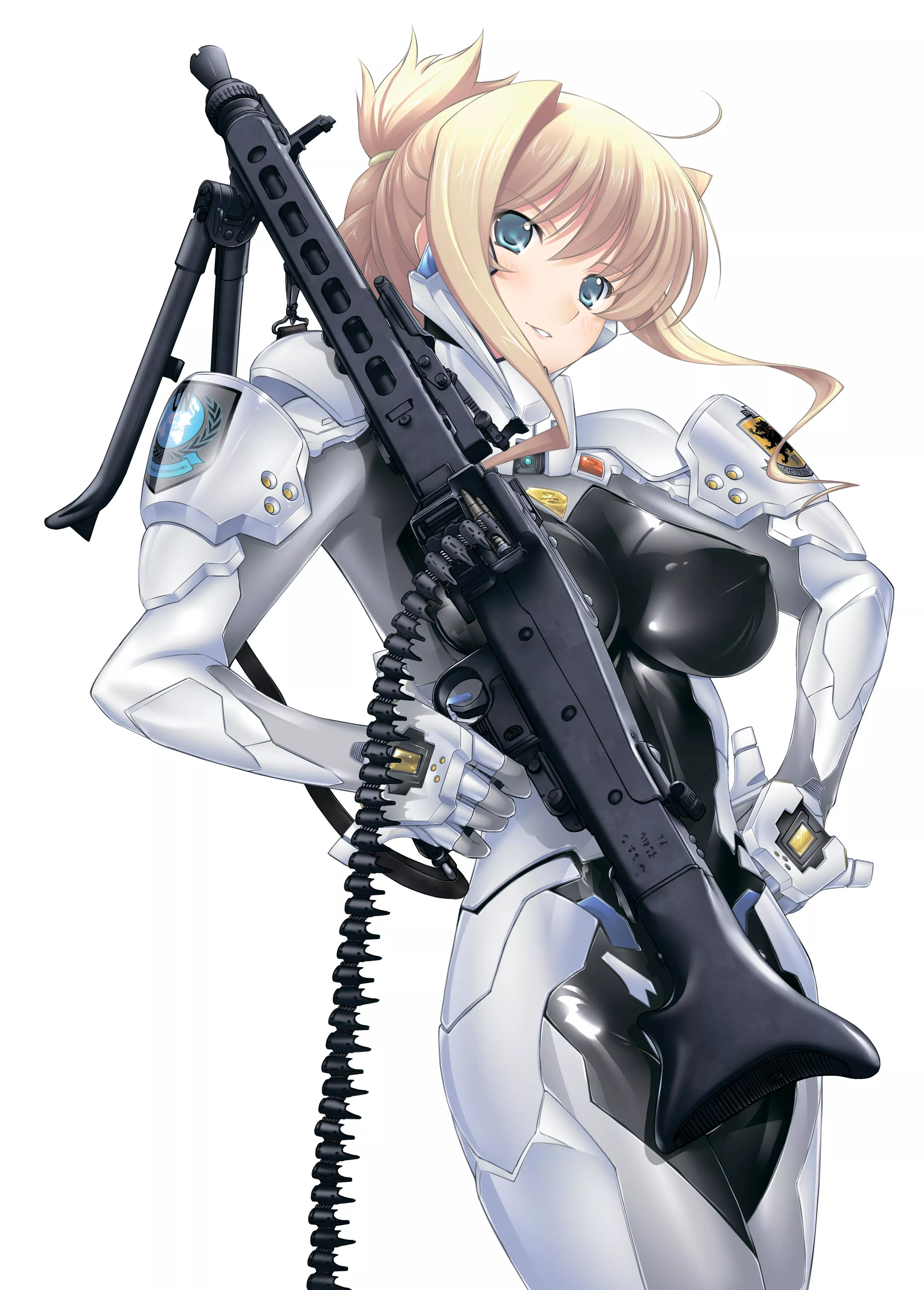 Ilfriede von Feulner Fortified Suit Armed With A MG42 (Unknown) [Muvluv]