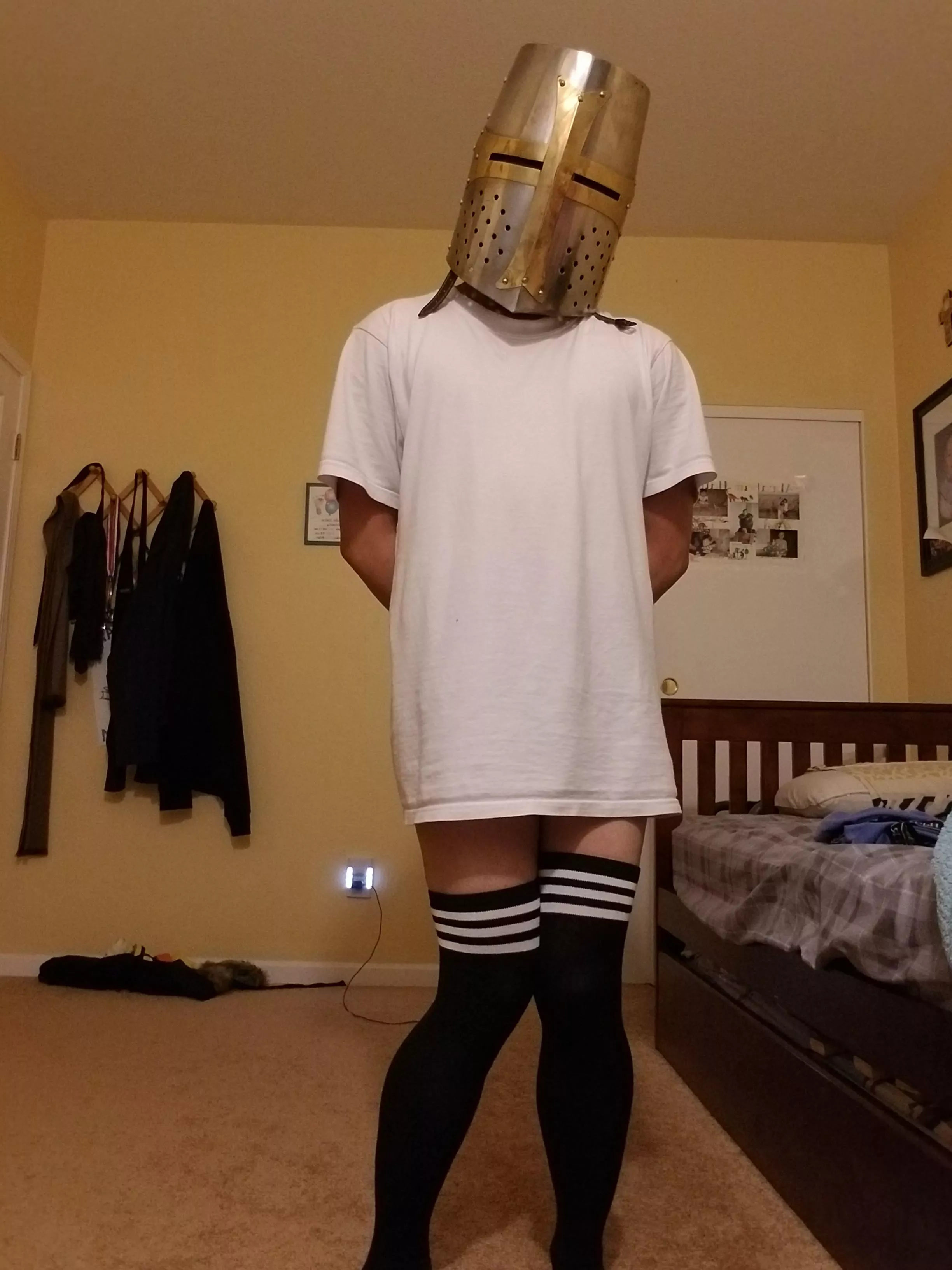 I'll be your knight in thigh highs