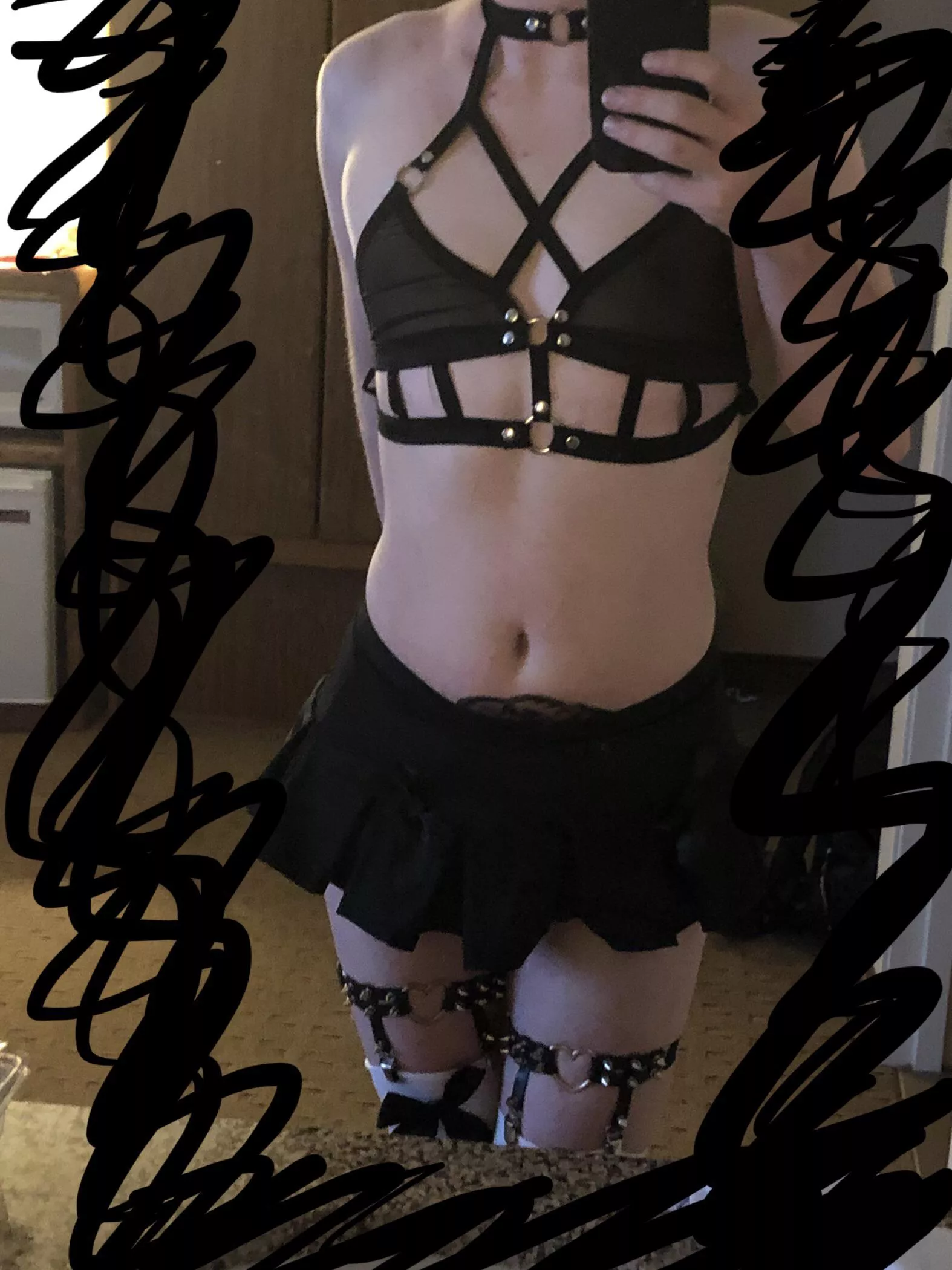 im gonna be fucked for the first time tonight aaa â¤ï¸ is my outfit ok >.<