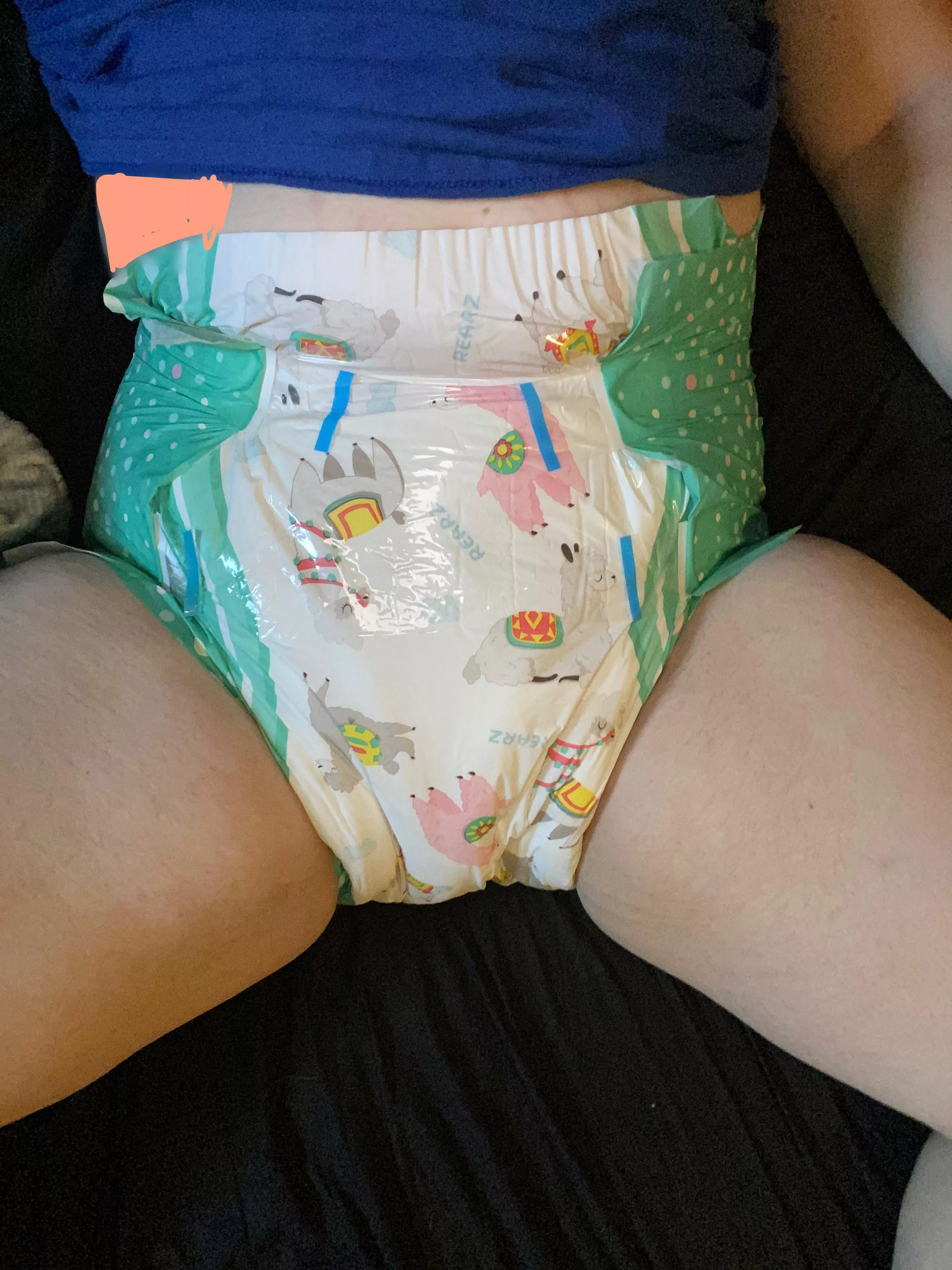 Iâ€™m in my diaper for the night!!!