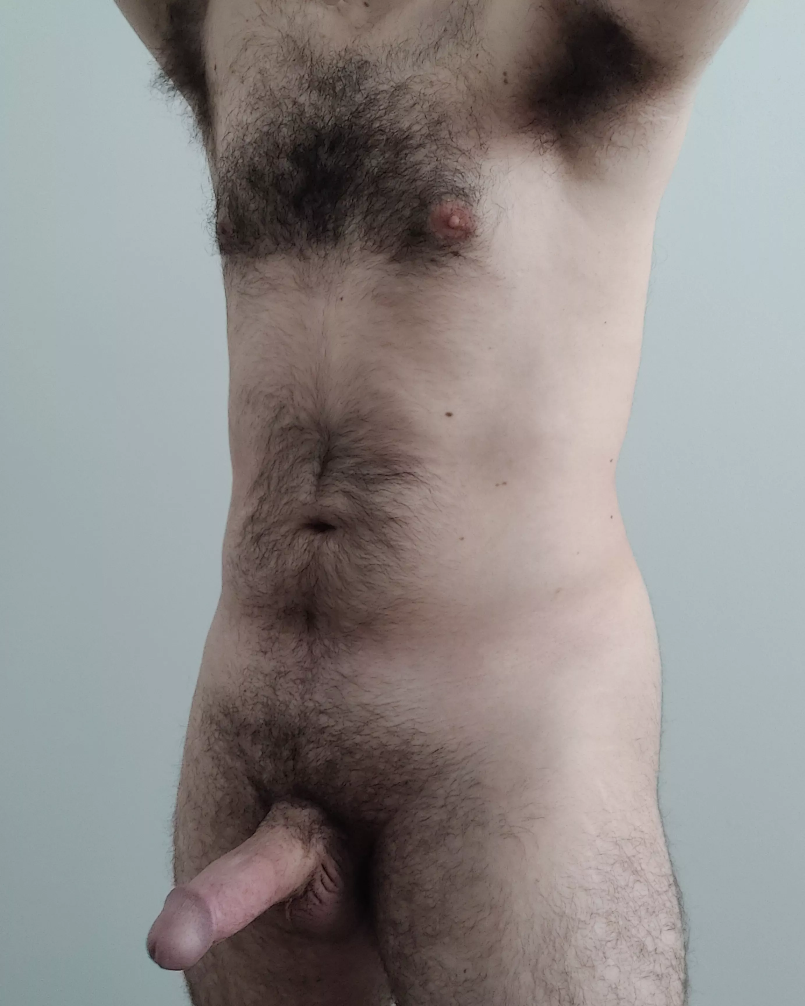 I'm pretty happy with my body and my cock and I hope you are too