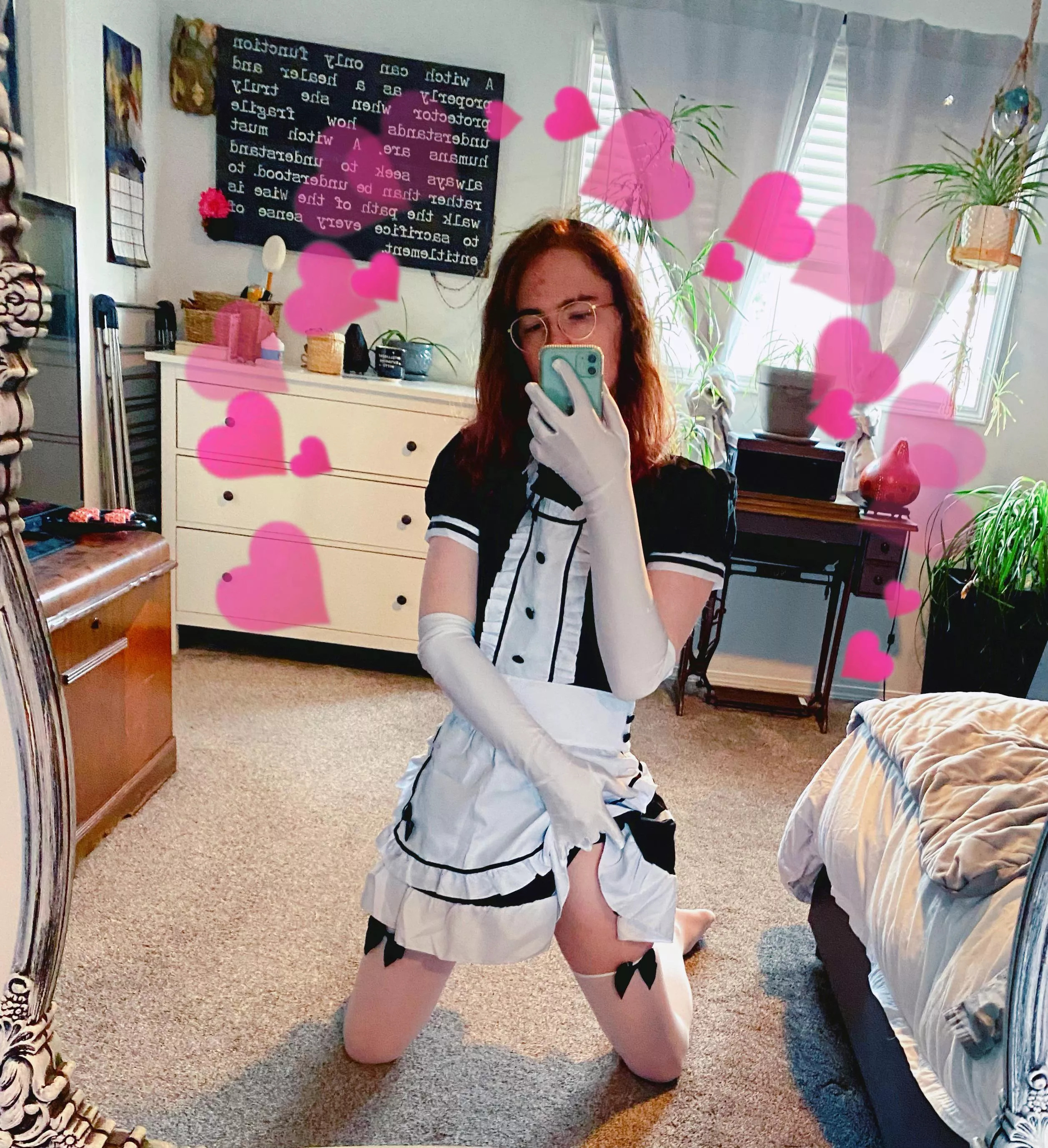 I’m so frickin happy about my new maid dress I can’t stop taking pictures