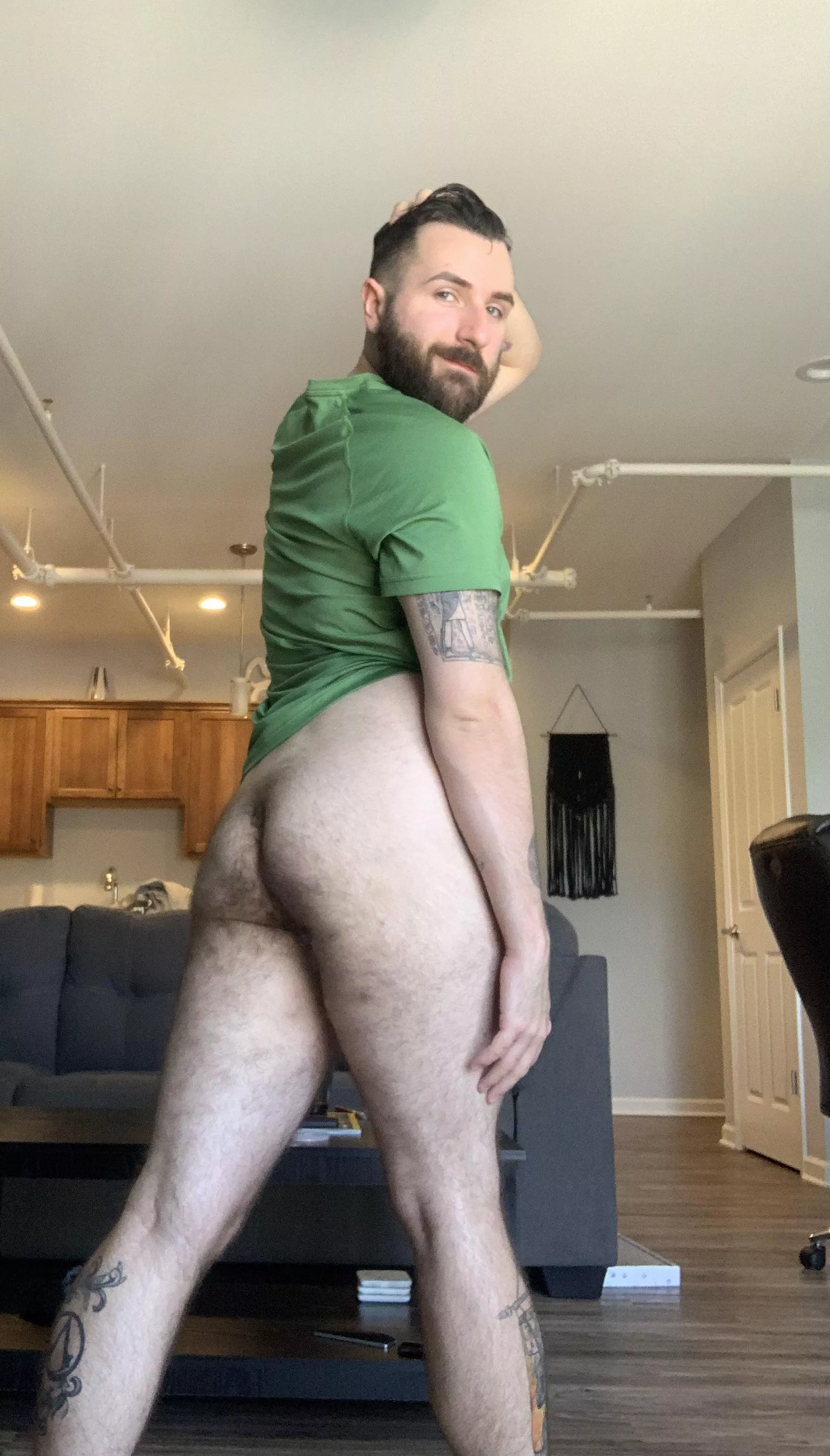 I’m so glad I have a fat and hairy ass