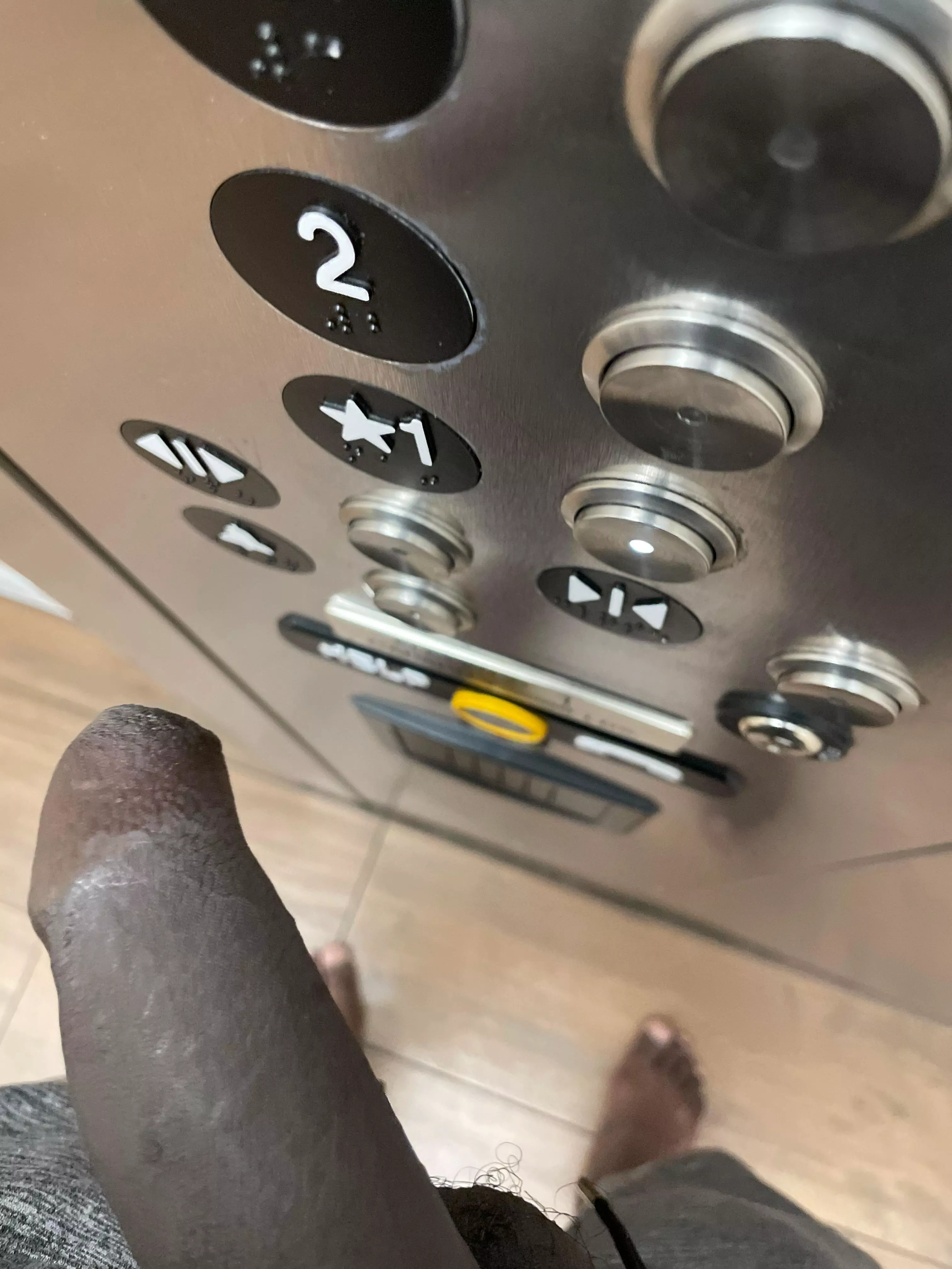 In elevator