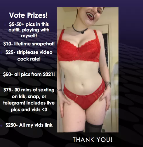 in the manyvids wednesday contest!