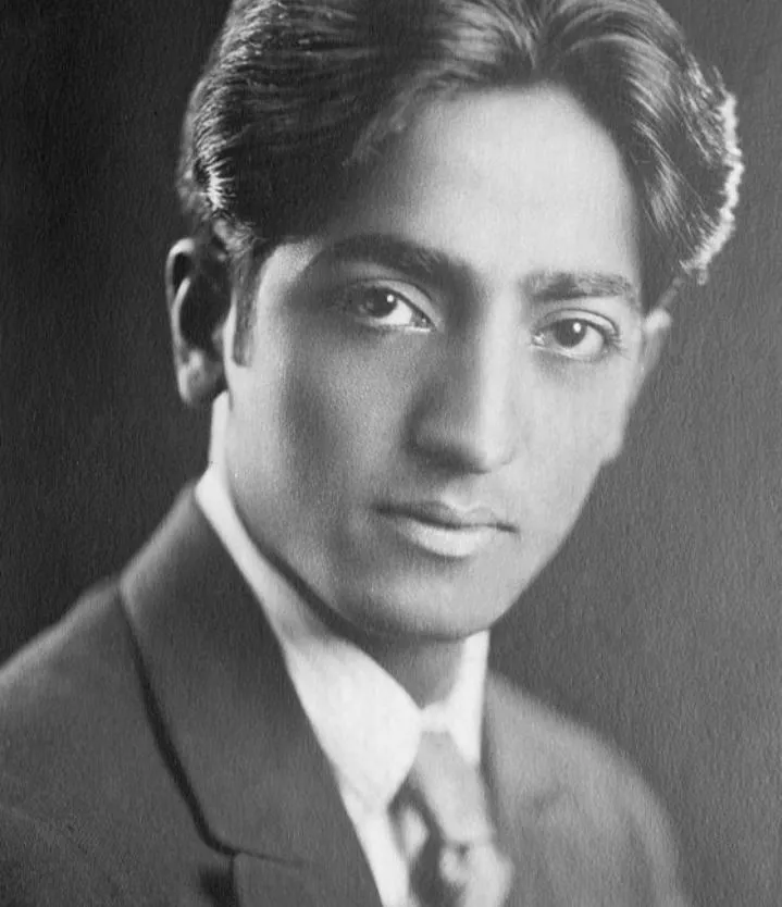 Indian philosopher and spiritualist , Jiddu Krishnamurti.