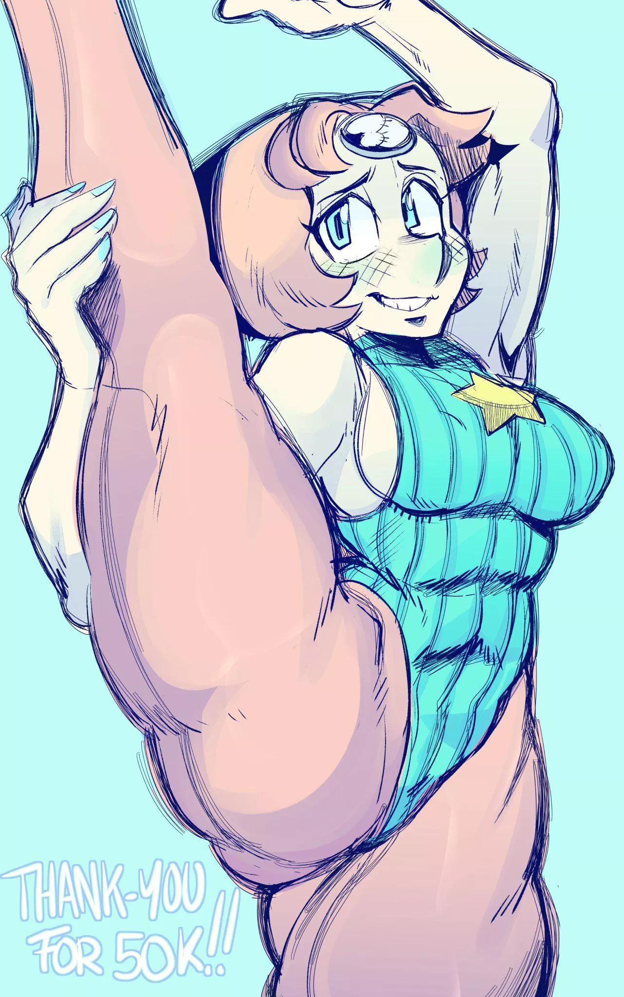 INK01_ celebrates 50k twitter followers with a buff Pearl