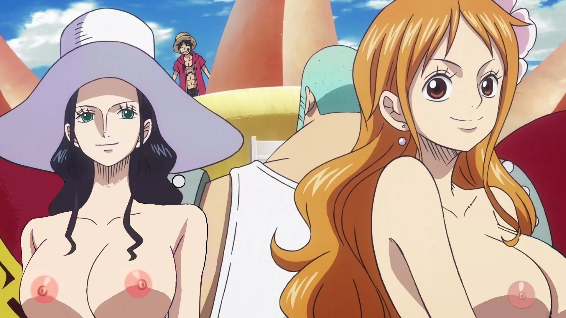 Intimate Summer Greetings from Nami & Robin [UHQ]