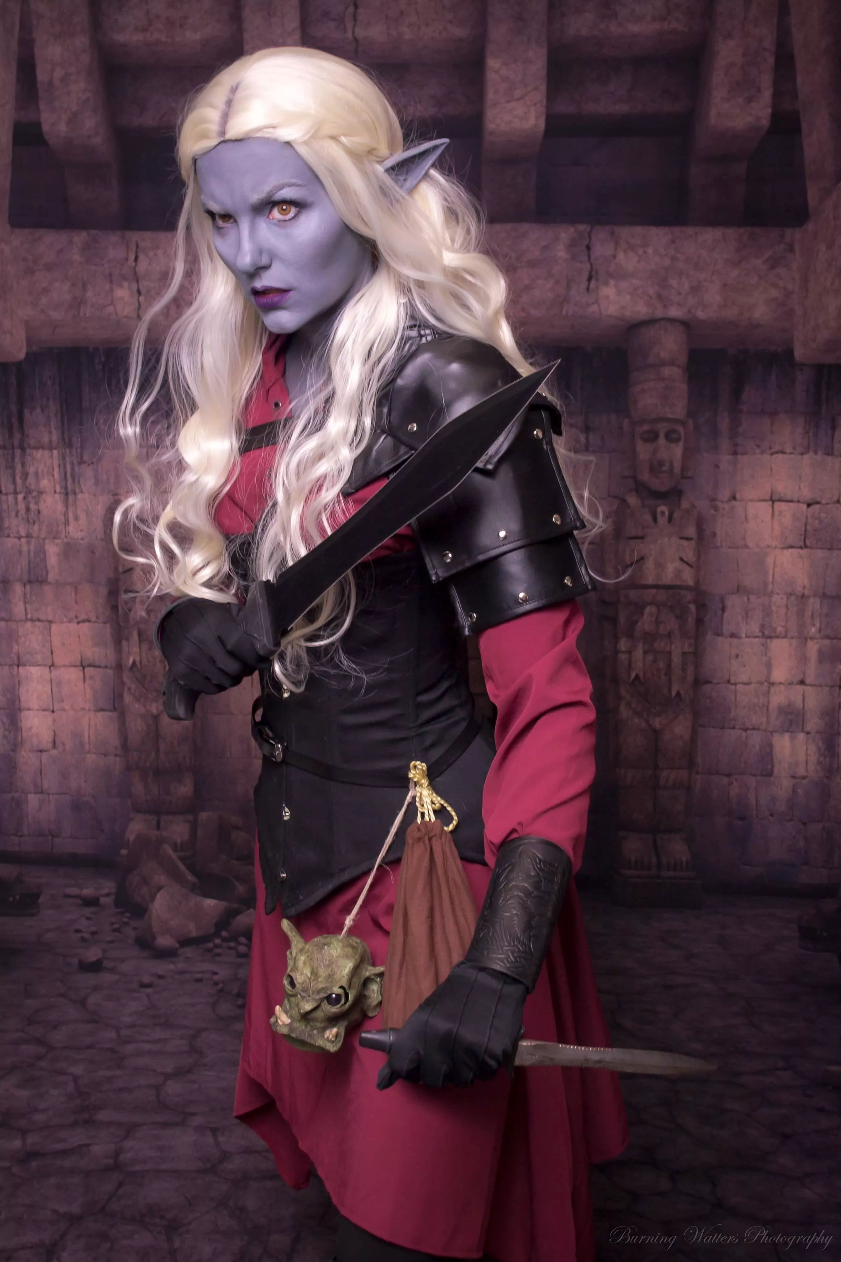 Inu Shadow - My Drow Rogue from Dungeons and Dragons! Cosplay: Jessica Clever, Photography: Burning Watters Photography