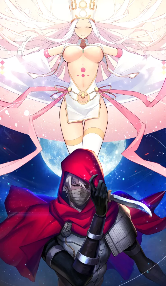 Irisviel von Einzbern and Emiya Kiritsugu