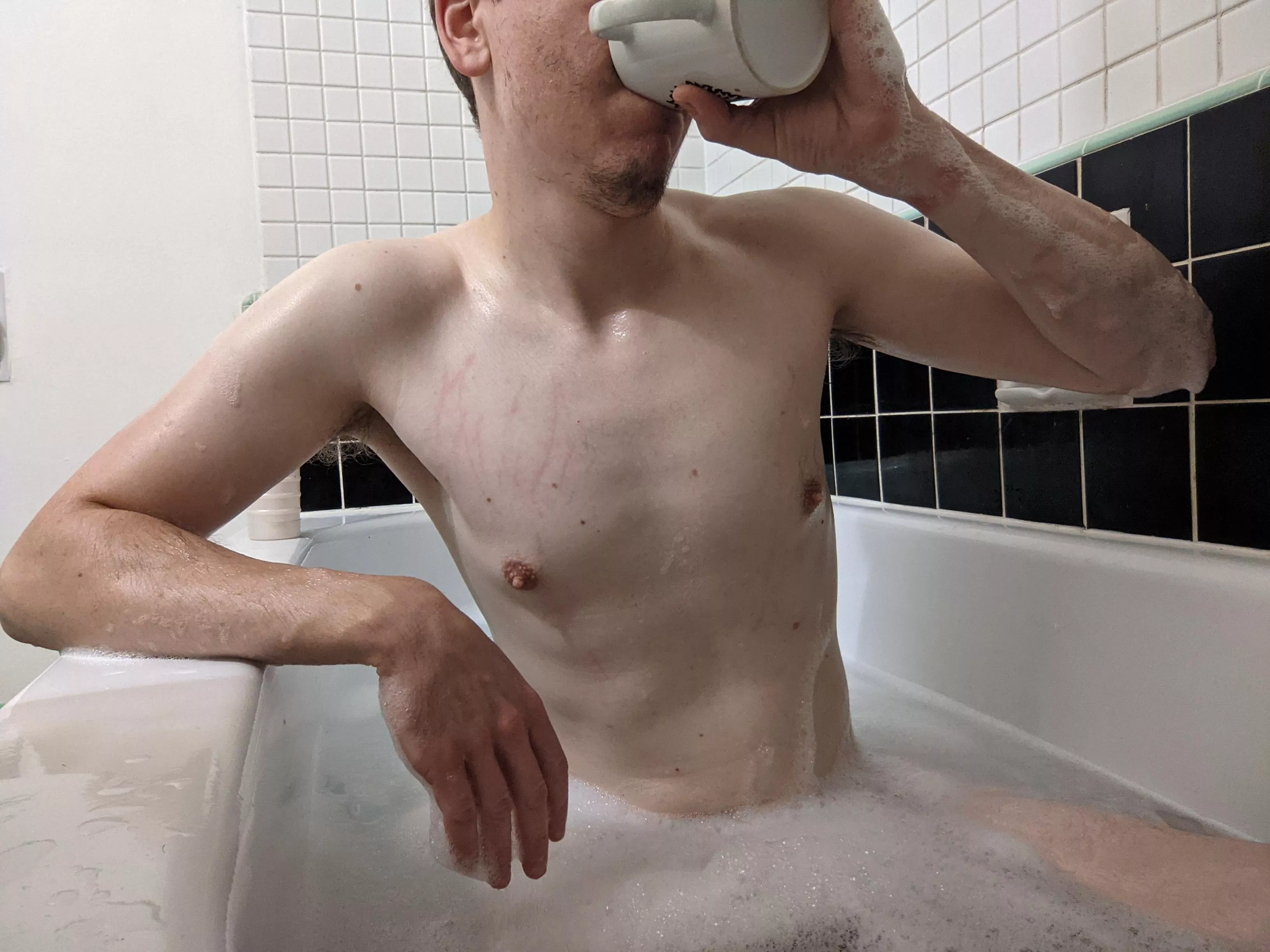 Is coffee and bubble baths a thing?