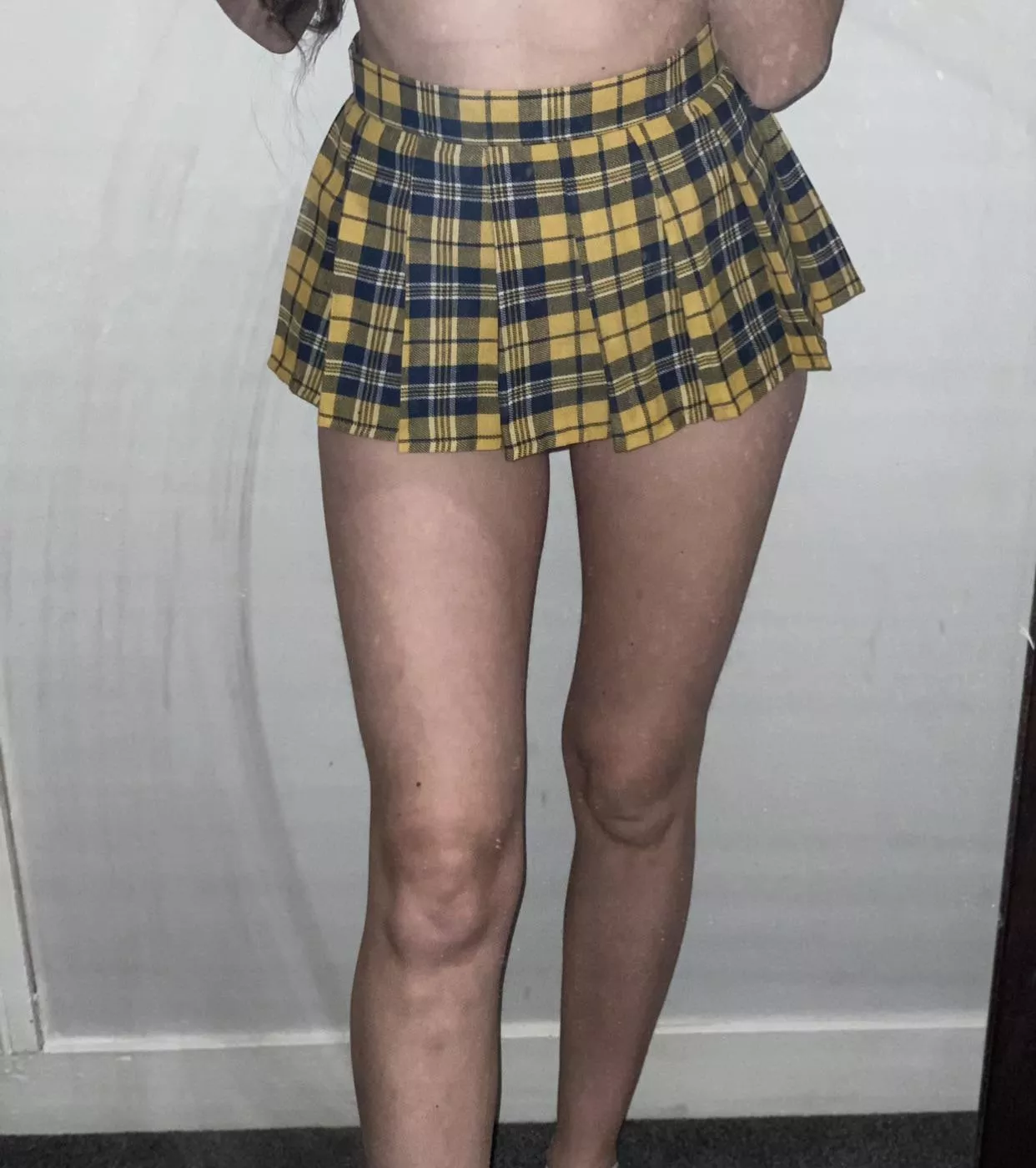 Is my skirt short enough for you?