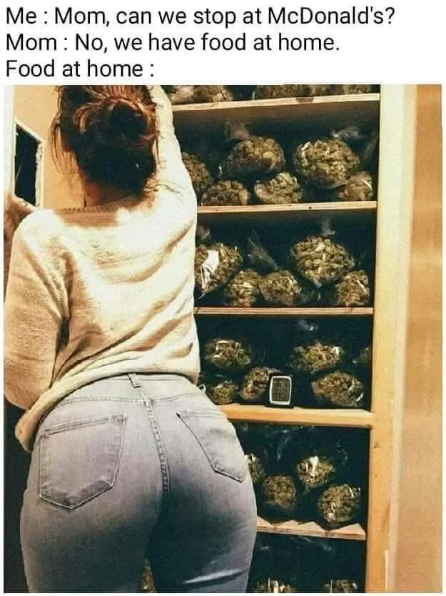 is that weed in the closet?