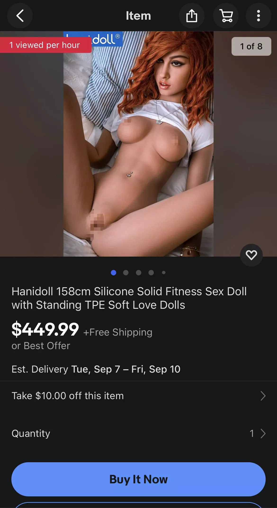 Is this a scam? This is from the eBay store hanidoll. This is the model I want exactly and I’ve seen this for up to $5000 and then like $100.