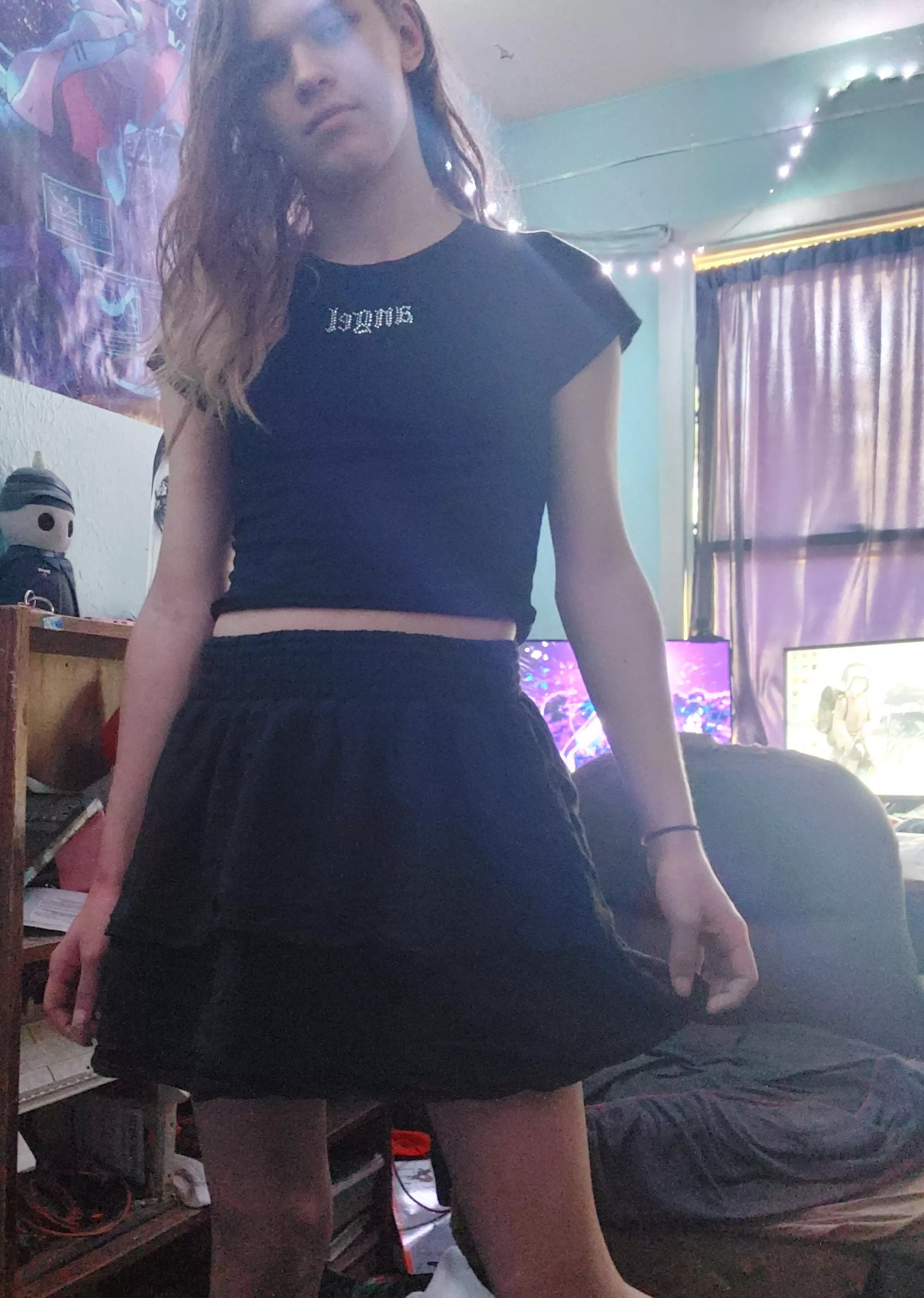 It feels so nice to wear a skirt again