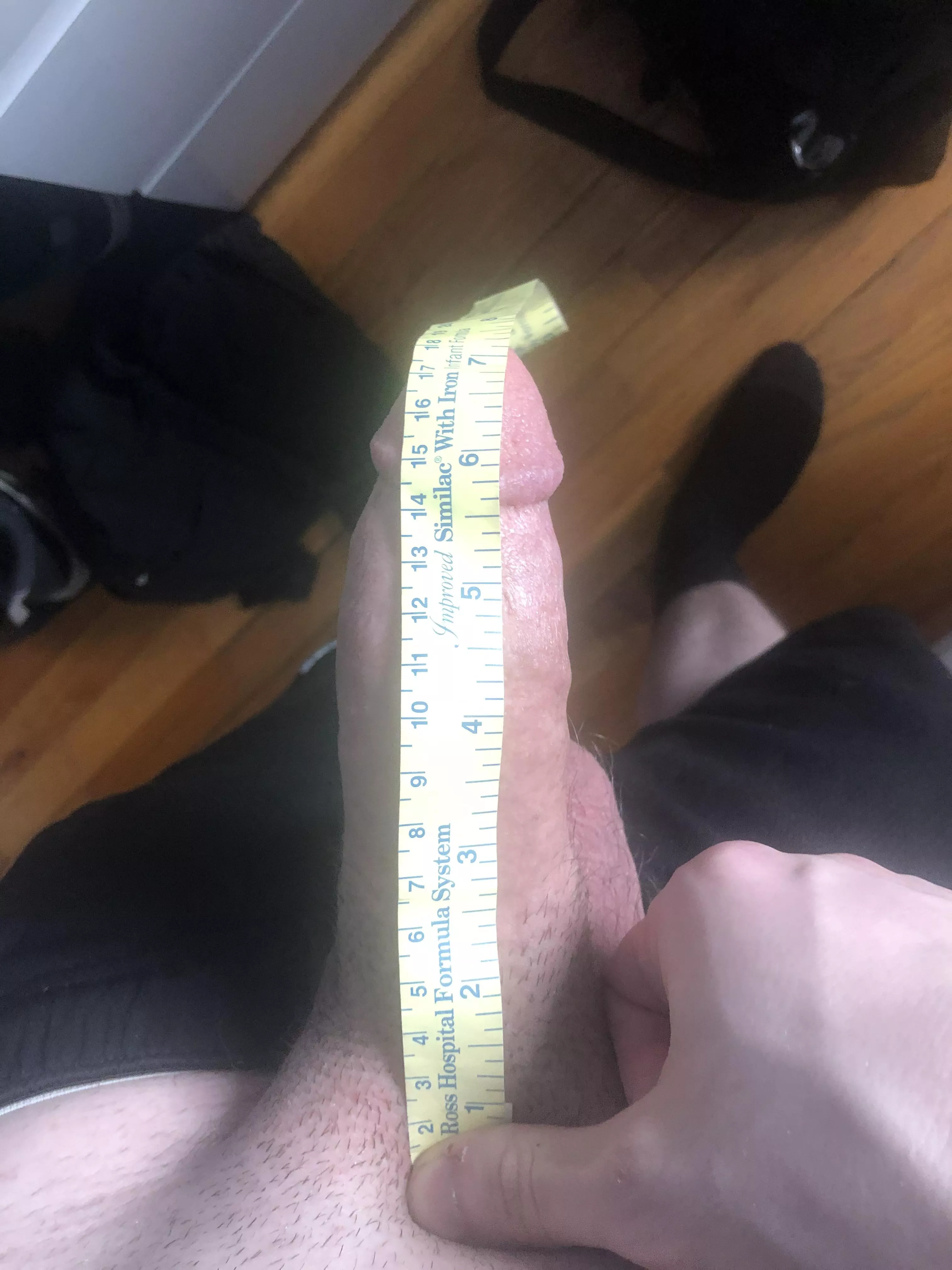 It has come to my attention that Iâ€™m somehow not even 7â€, would someone pls confirm if this measurementâ€™s wrong? BP w tape, not perfect but 7-7.25â€ seems like a fair estimate :P