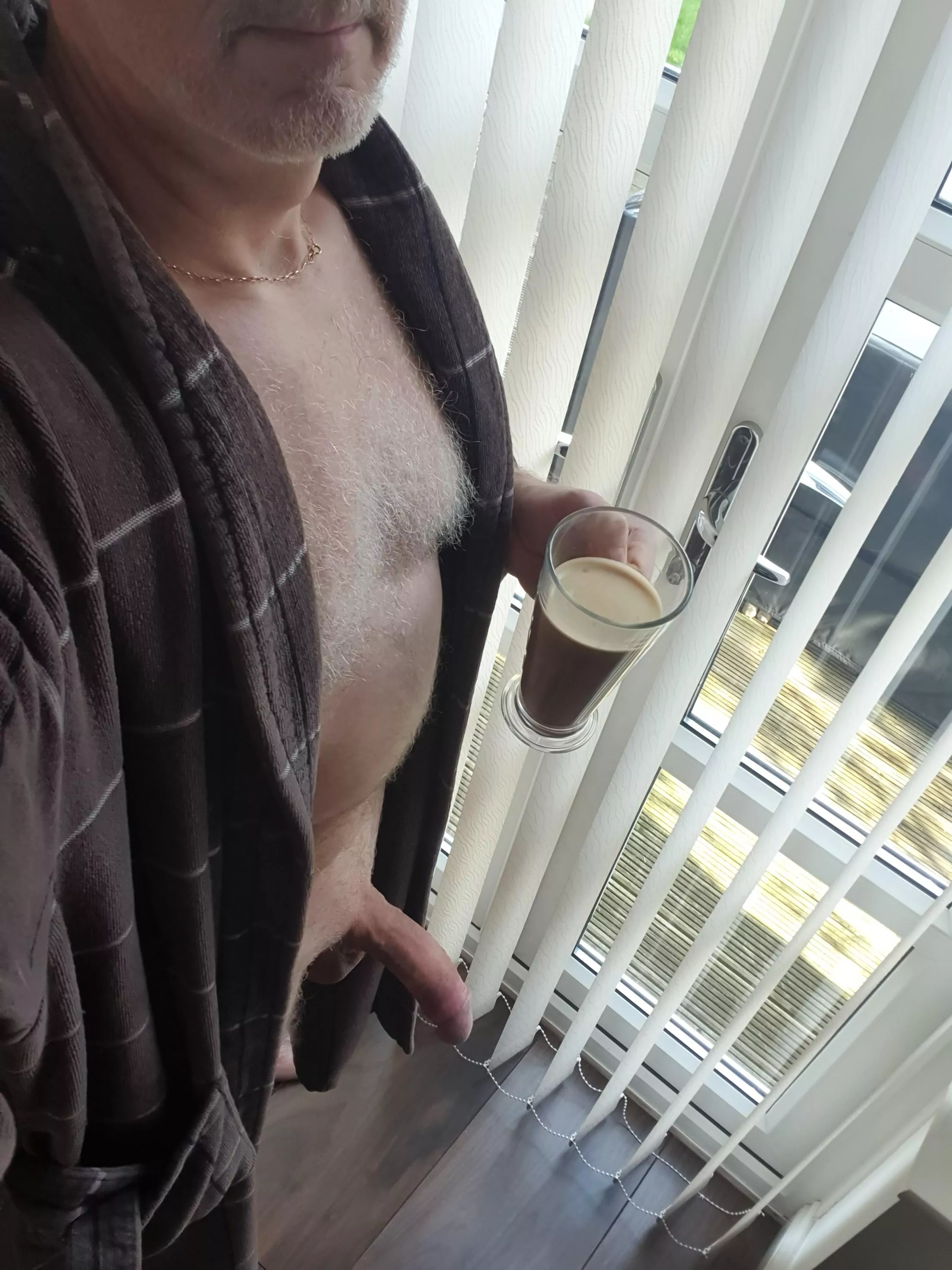 Its cold outside........but the coffee is hot.