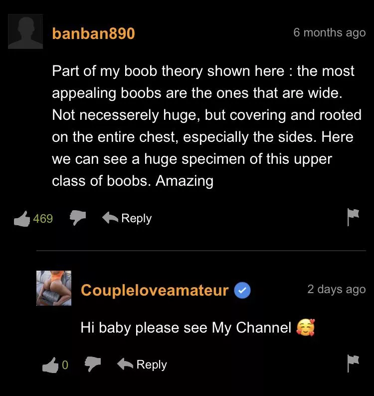 It's just a theory...a boob theory