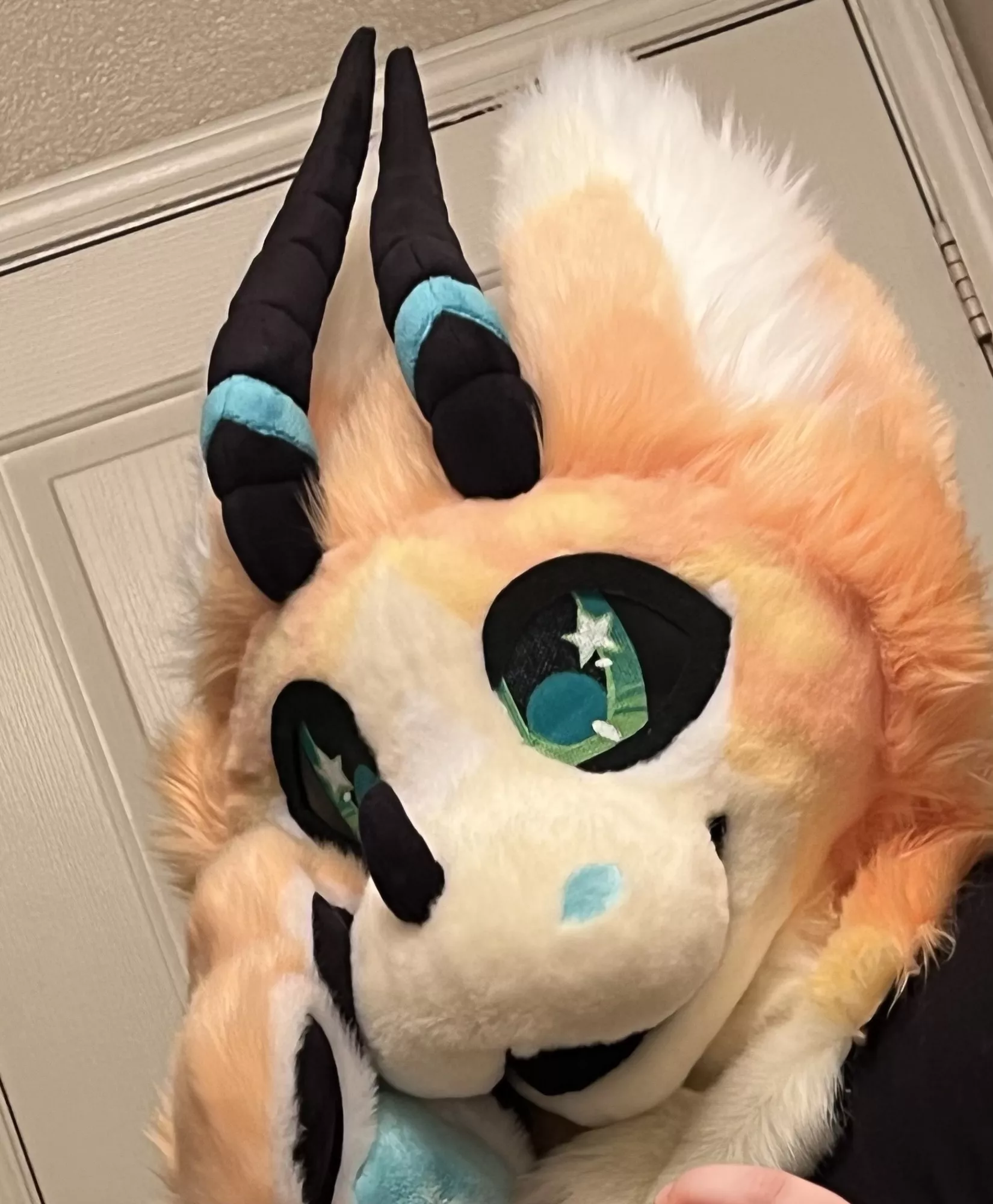 It’s my first Fursuit Friday! This fluff arrived today, earlier than expected, and I’m absolutely overjoyed and needed to share! 🎃