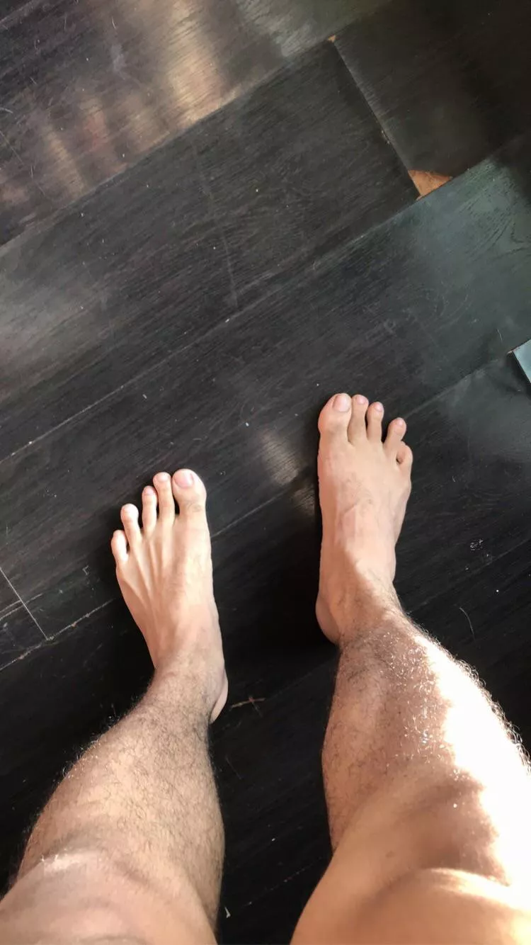 I’ve been told I’ve nice feet. What do you think?