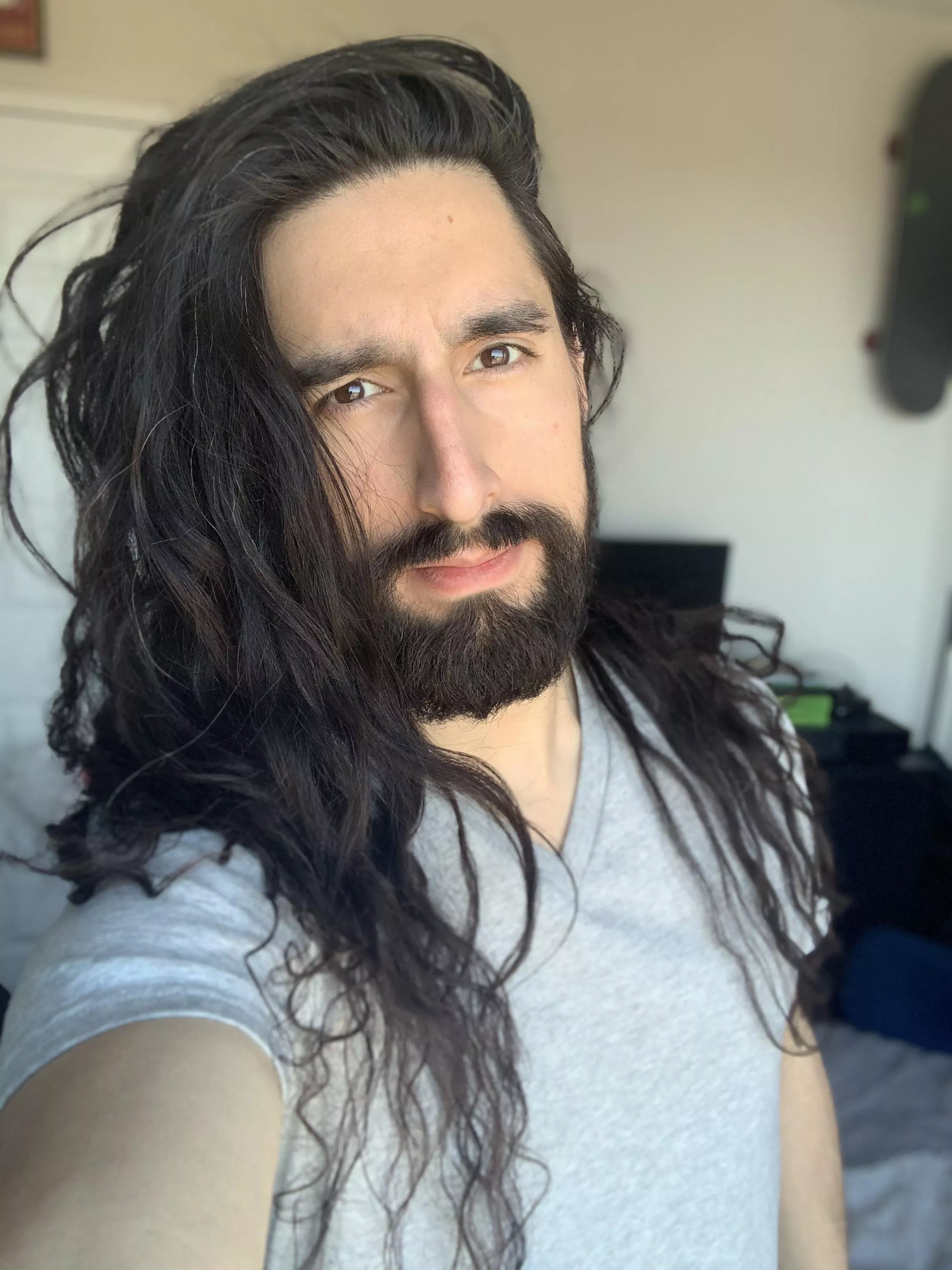 I’ve been told that my hair is quite long, what do you think?