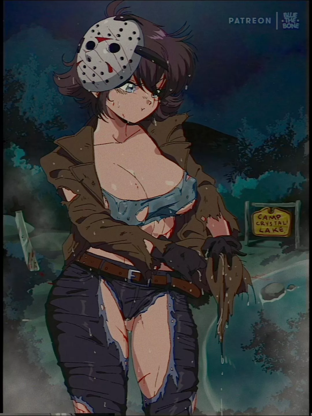 Jason Voorhees (Female) From Friday the 13th. (Bluethebone)