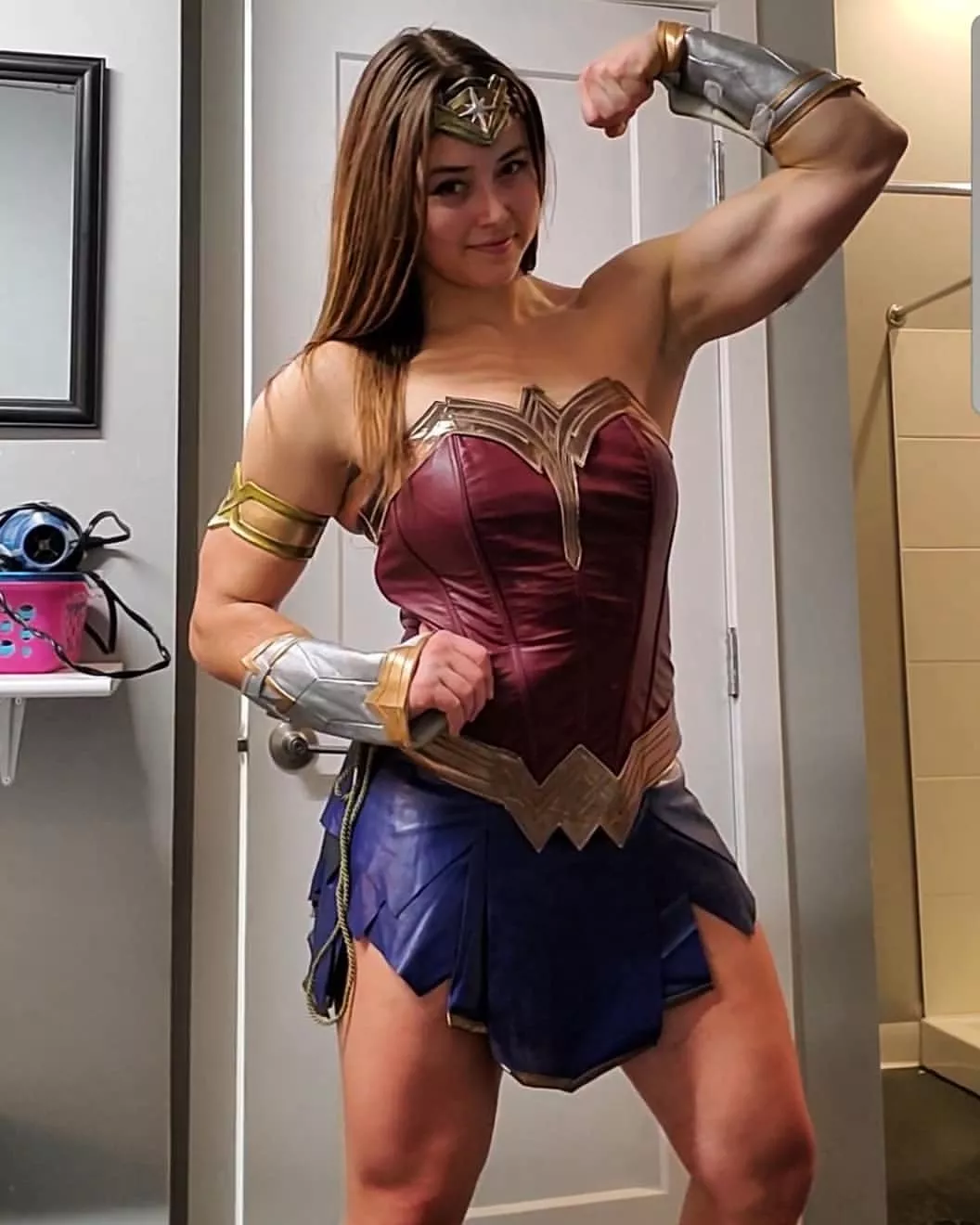 Jessica Beuttner as Wonder Woman