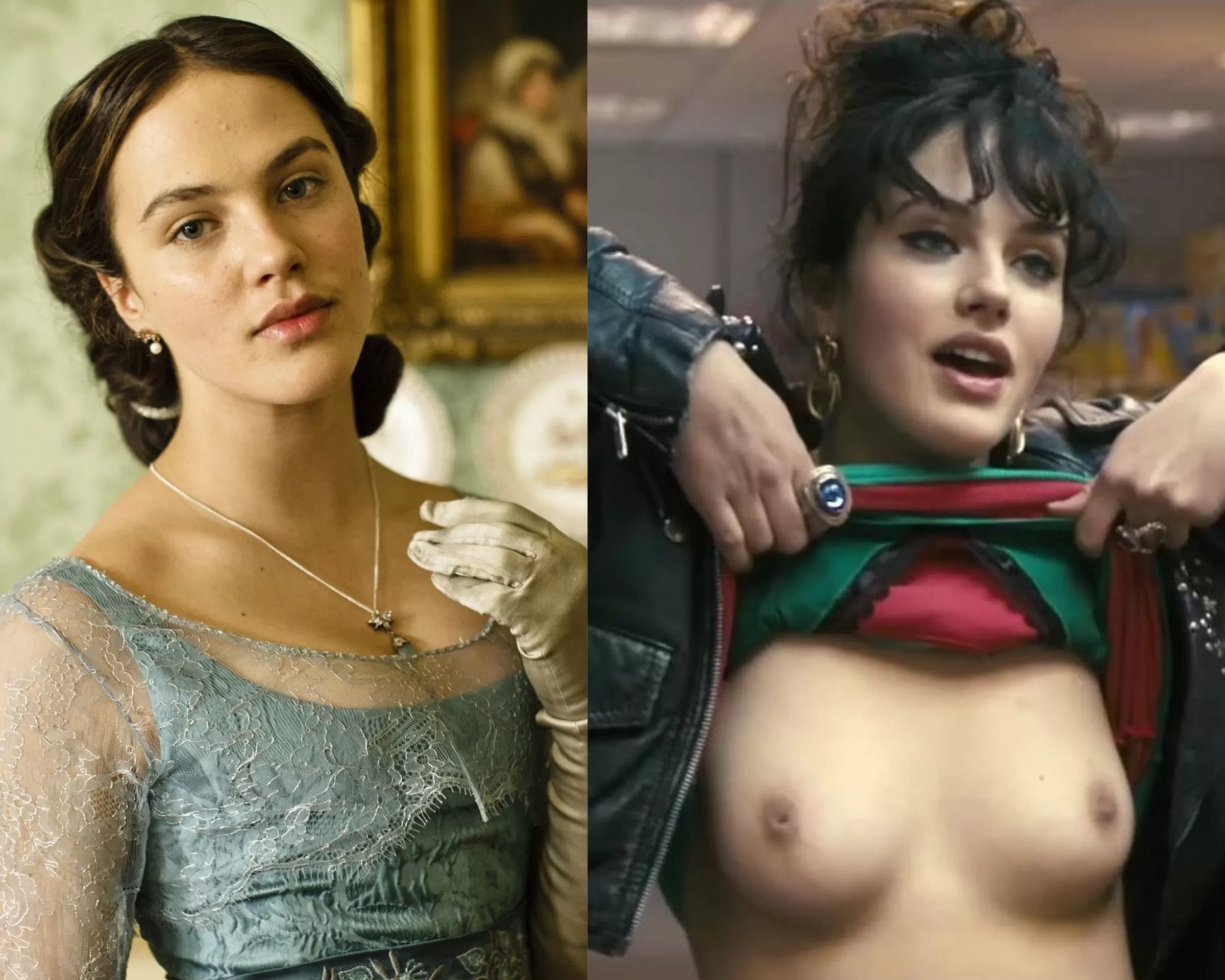 Jessica Brown Findlay (Lady Sybil Crawley, Downton Abby)