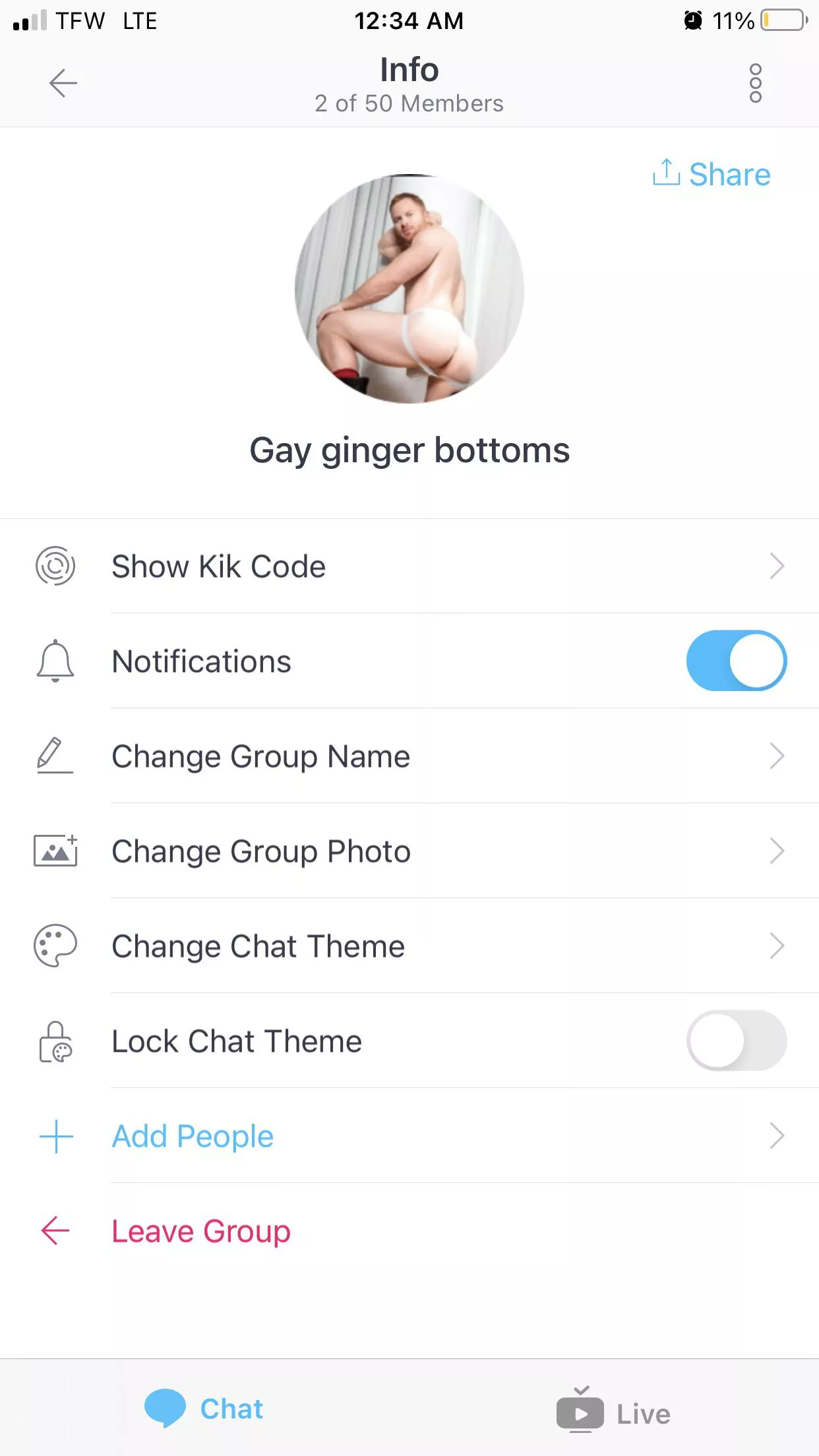 Join my Kik group chat please share