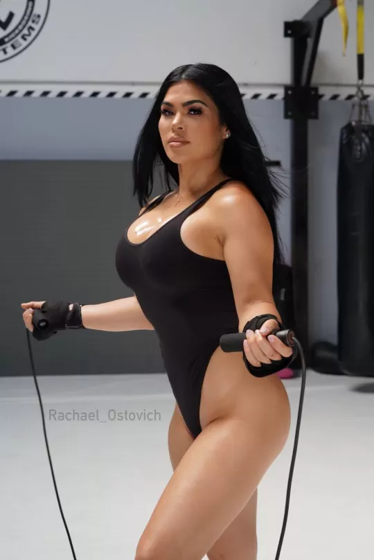 Jump jump! Rachael Ostovich