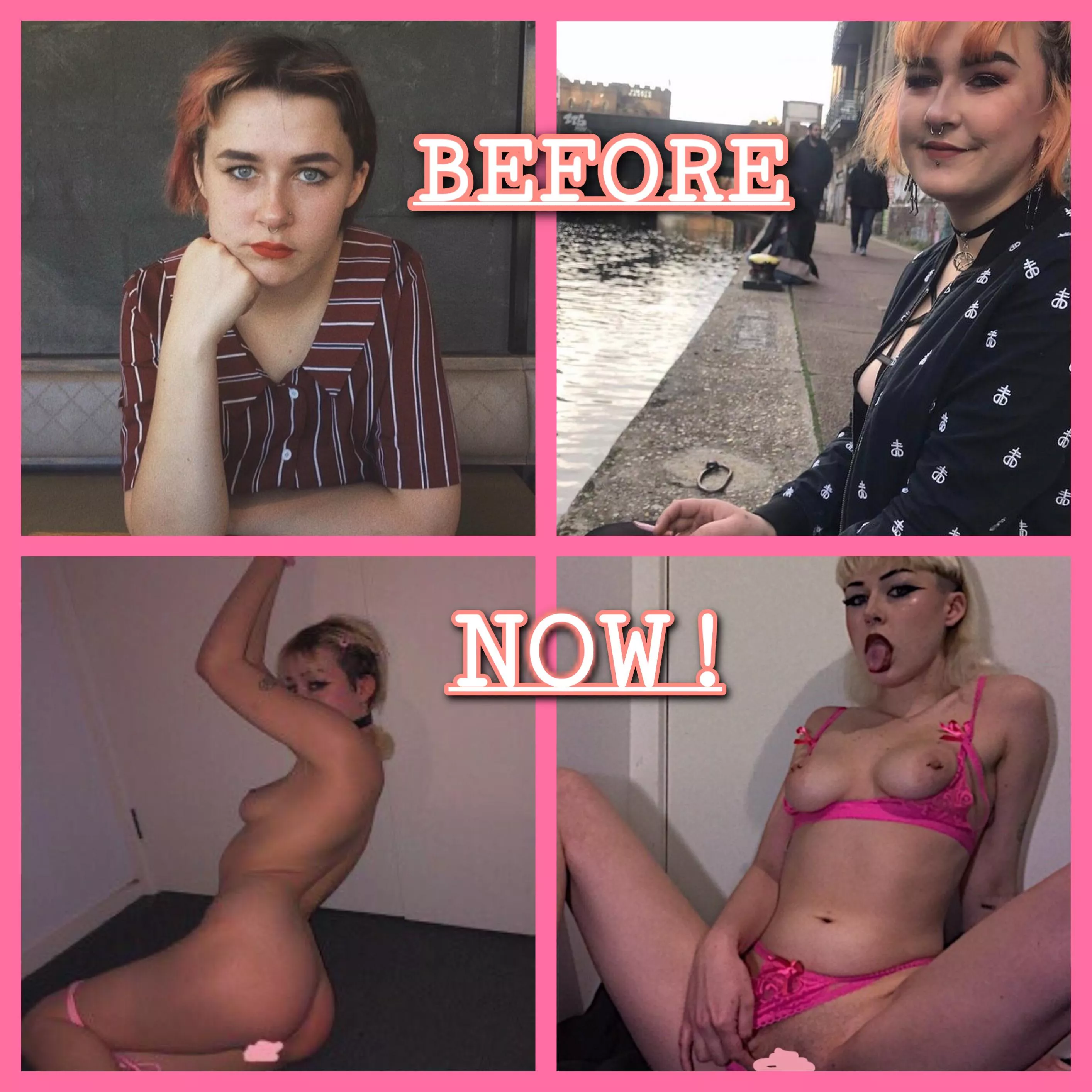 just a baby bimbo but hereâ€™s my journey so far!! ðŸ’žâœ¨ progress is small but iâ€™m proud, what do you think? â˜ºï¸