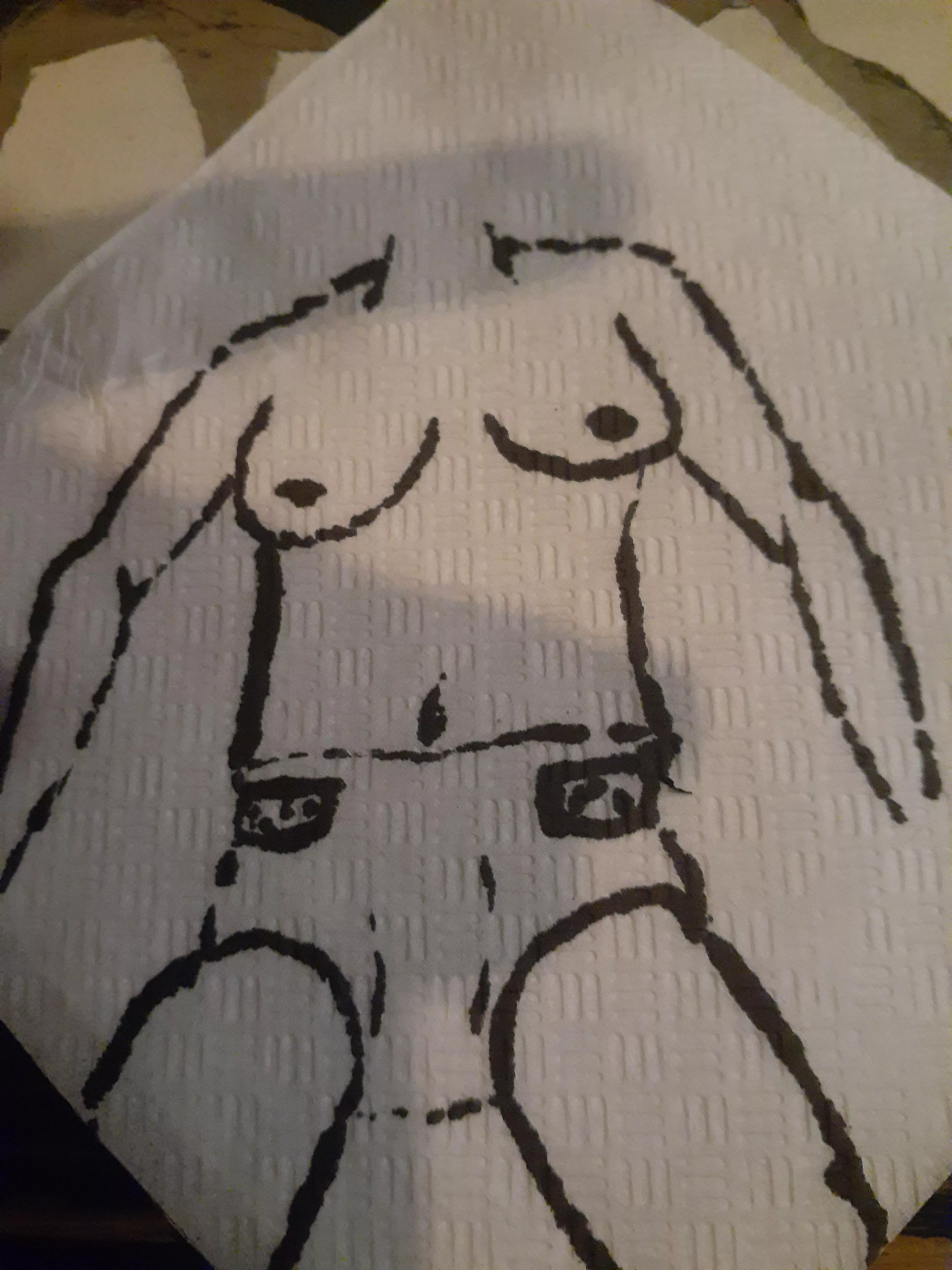 Just a crude cocktail napkin effort