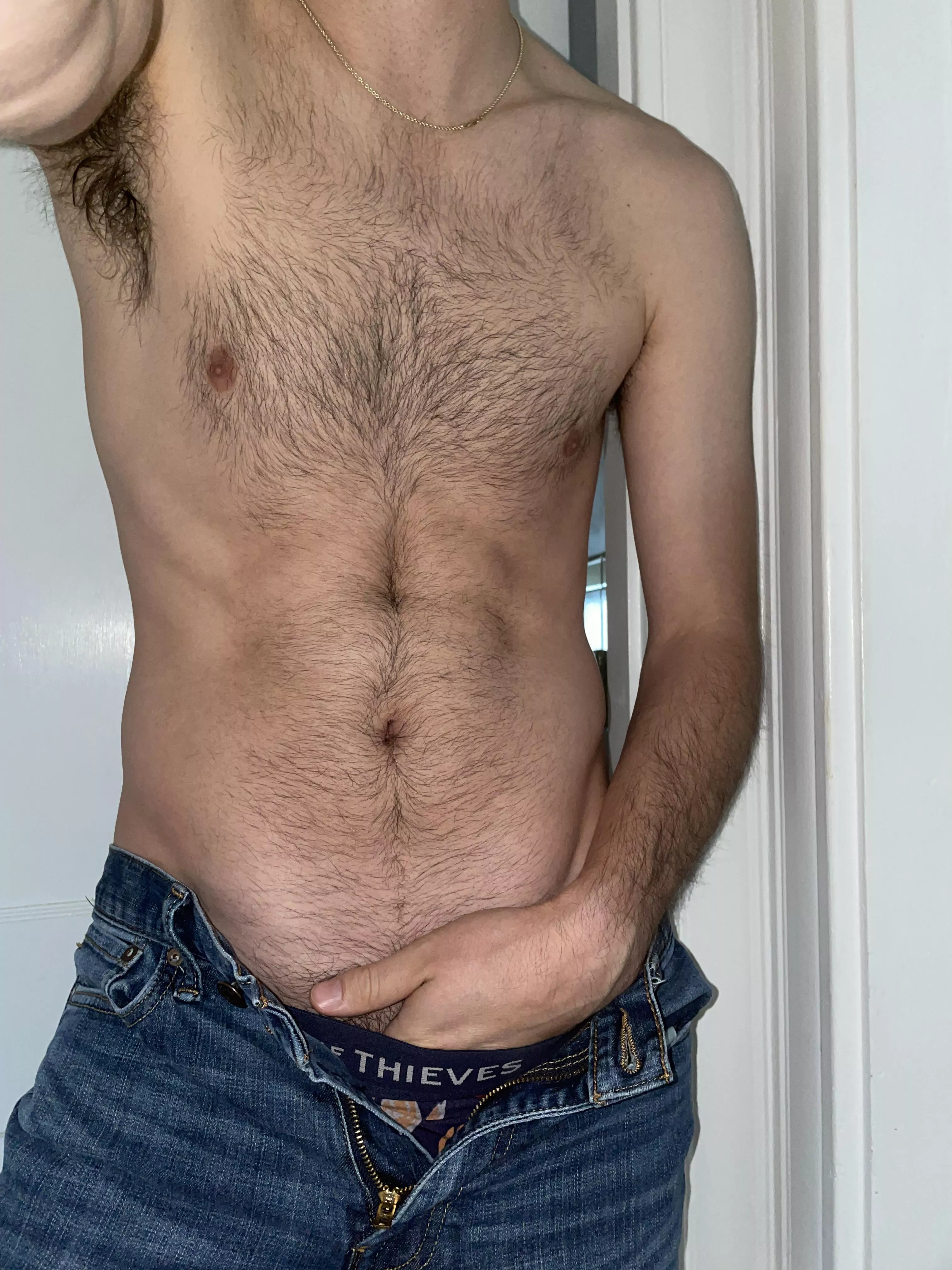 Just a mild hairy chest for you ðŸ˜‰